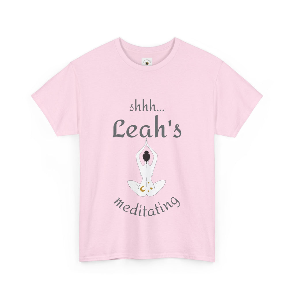 Personalised Meditation T-Shirt for Adults & Teens | 8 Colours | Unisex Healing Tee | Emotional Wellness Clothing | UK Stock