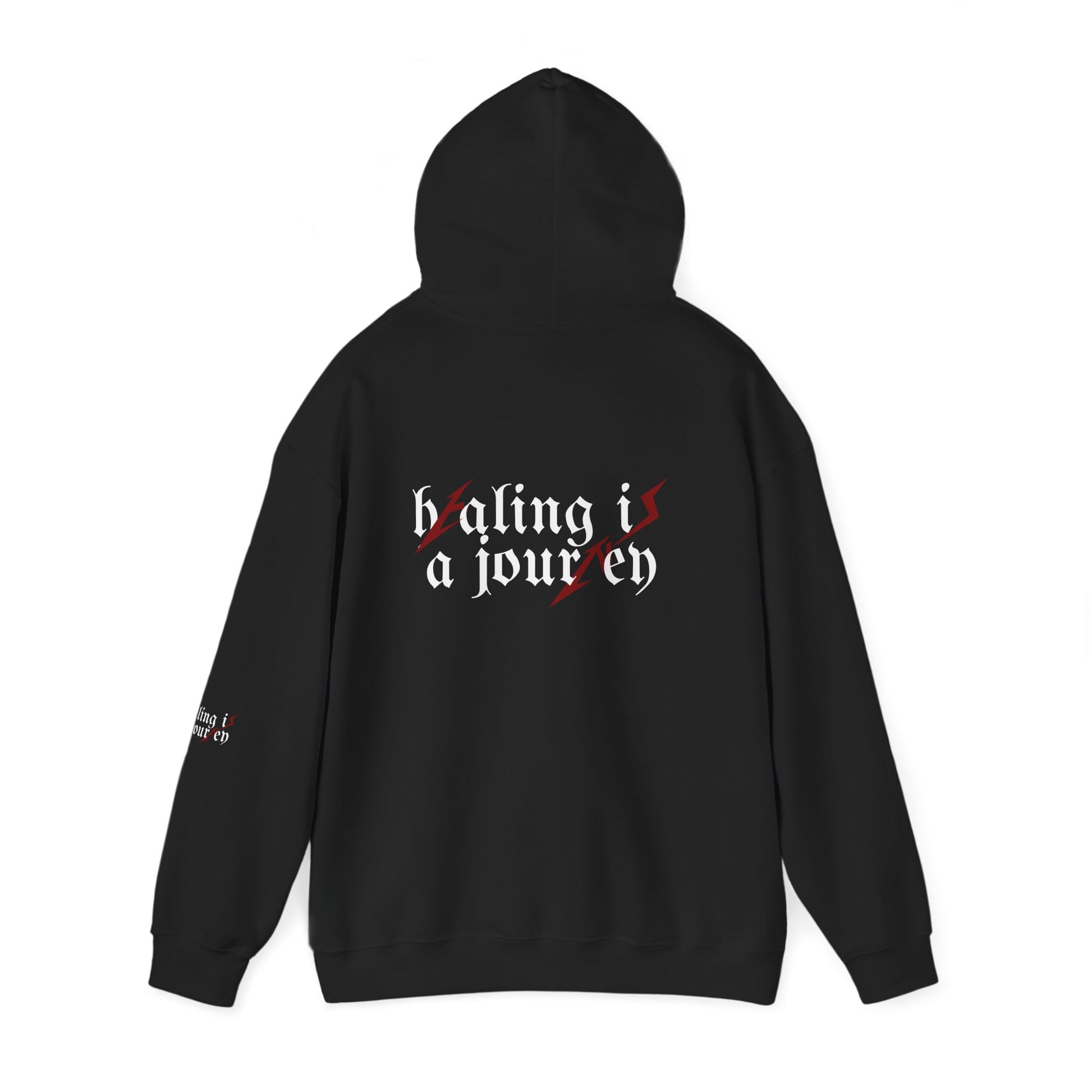Unisex Mental Health Awareness Hoodie | Healing is a Journey Printed Hoodie | Premium Blend