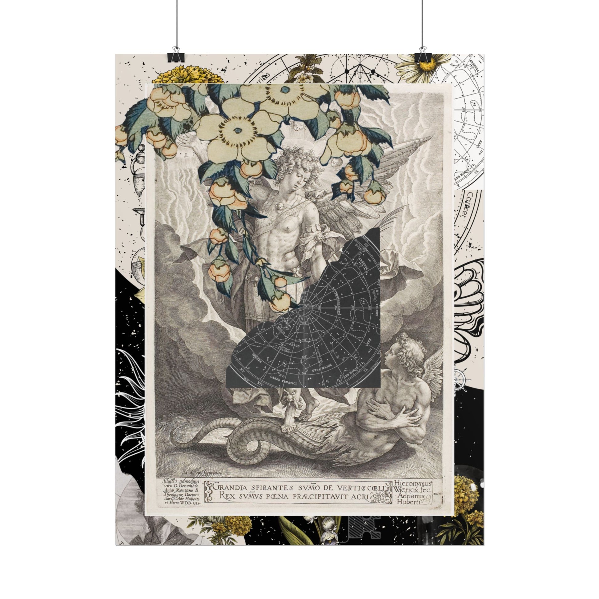 Rolled Posters Vintage-Inspired Vertical Poster, Art Decor, Wall Art, Gift for Home, Botanical Illustrations, Alchemy Renaissance Artwork
