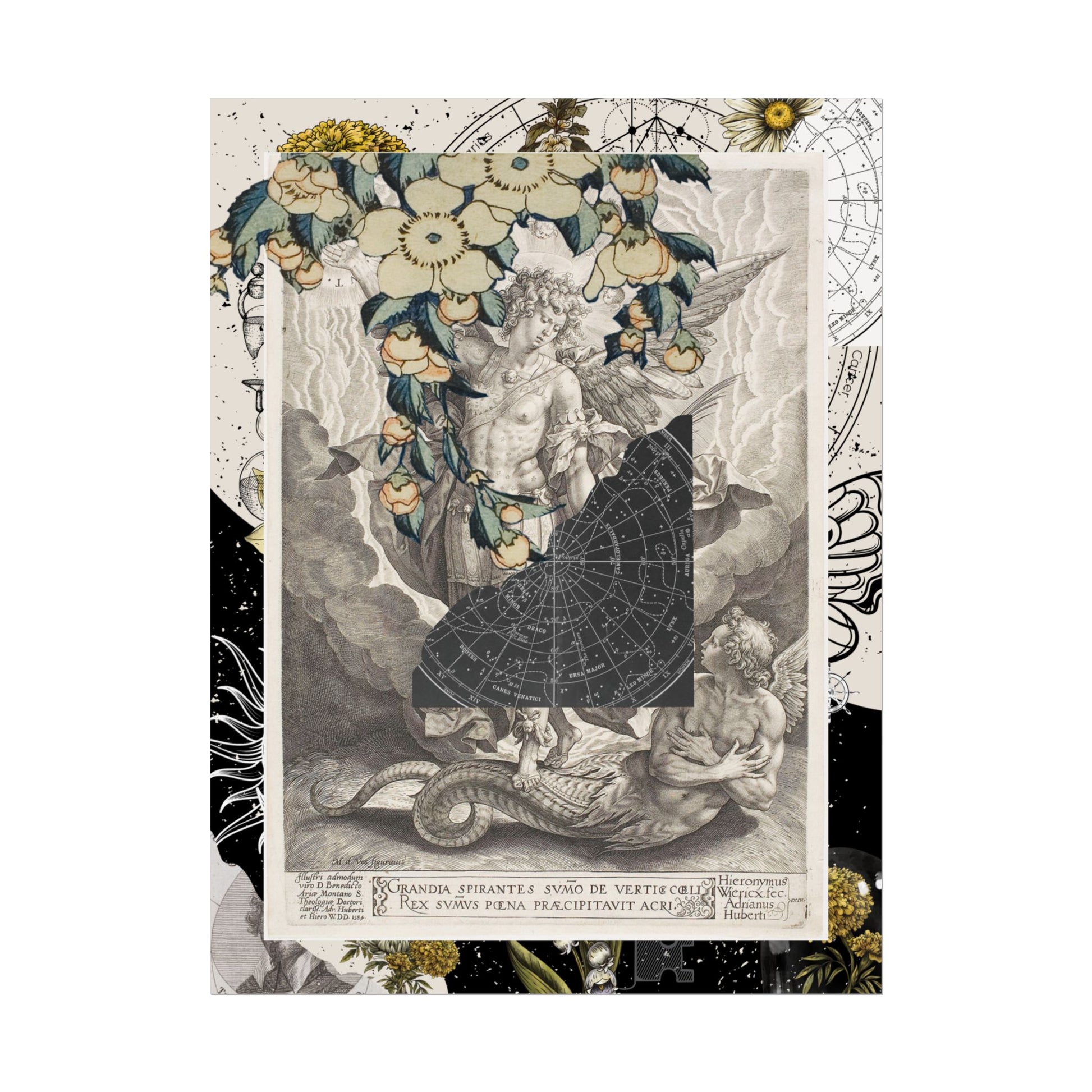 Rolled Posters Vintage-Inspired Vertical Poster, Art Decor, Wall Art, Gift for Home, Botanical Illustrations, Alchemy Renaissance Artwork