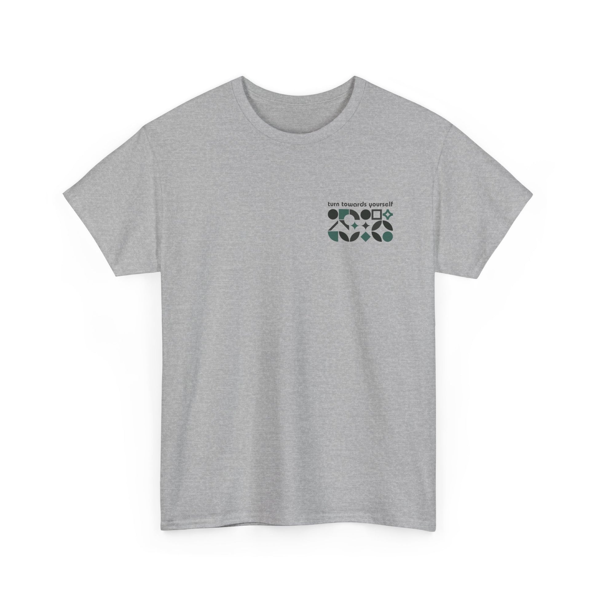 Turn Towards Yourself Studio Smock Tee | Emotional Support Tee | Grounding Ritual Essentials | Healing Affirmation Tshirt