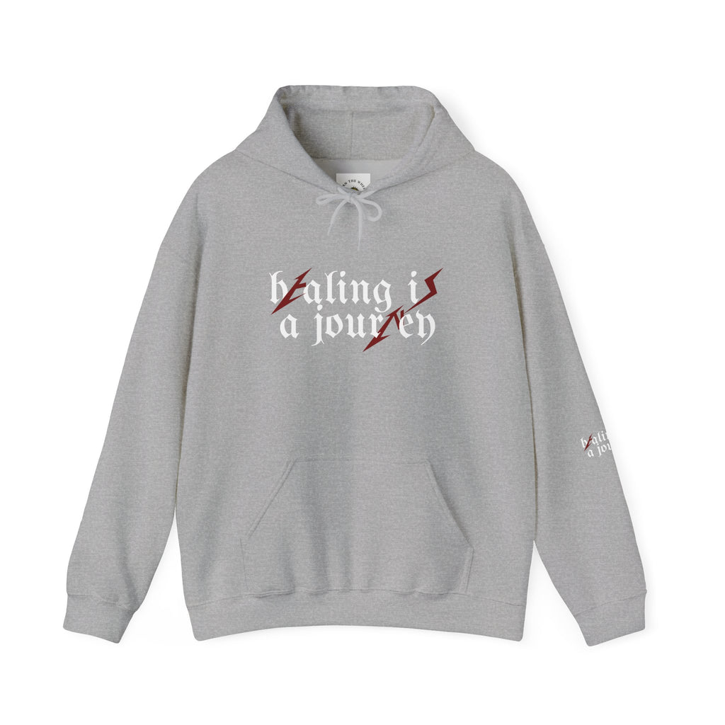 Unisex Mental Health Awareness Hoodie | Healing is a Journey Printed Hoodie | Premium Blend