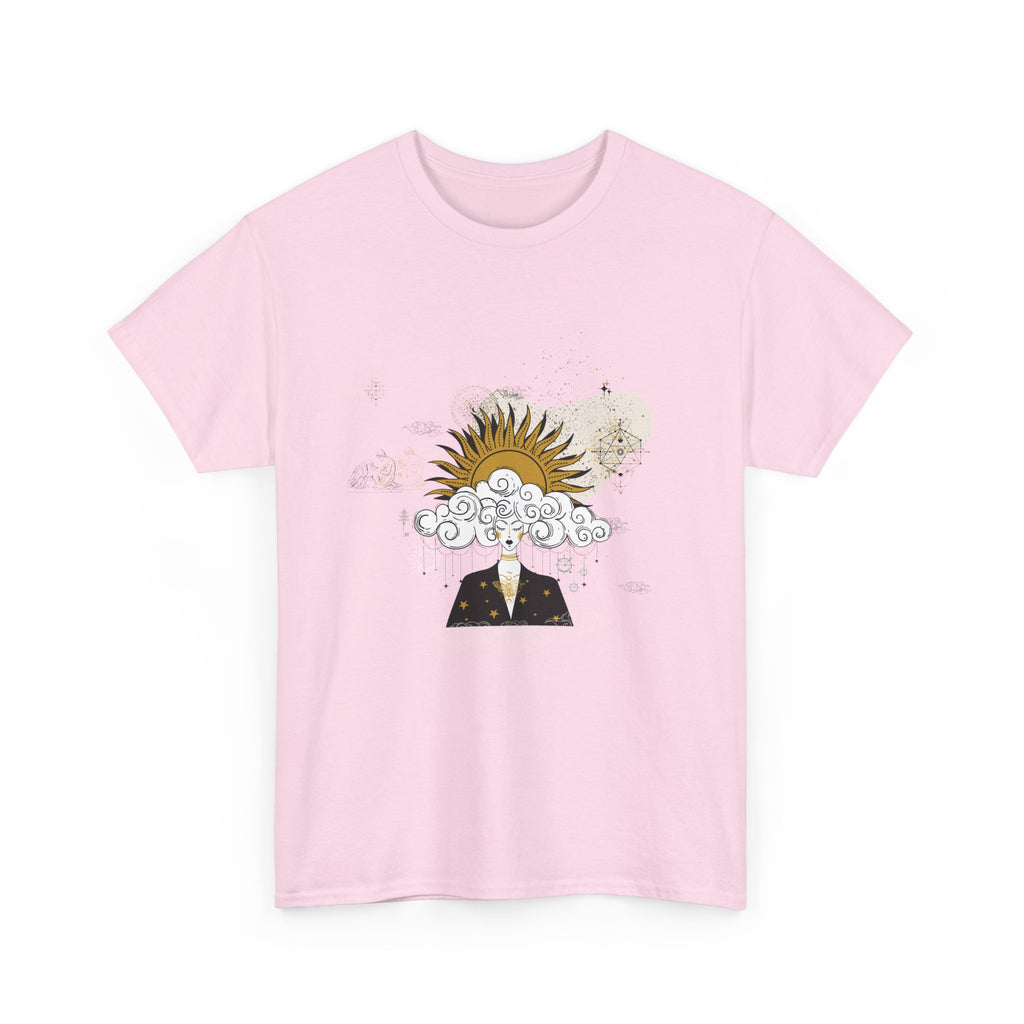 Feminine Meditation Among Stars Tshirt | Meditation Constellation Astrology Tee | Grounding Ritual Essentials | Healing Affirmation Tshirt