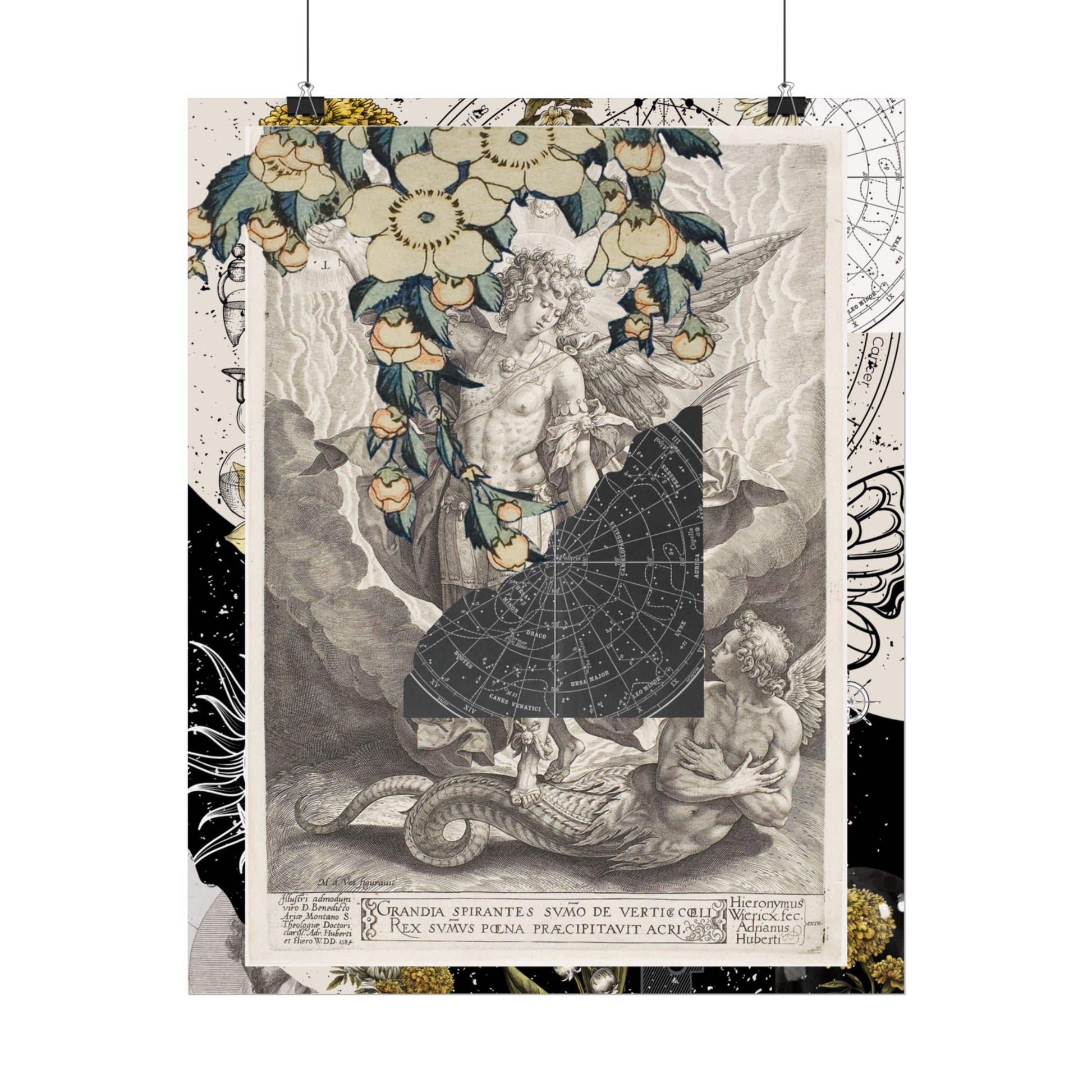 Rolled Posters Vintage-Inspired Vertical Poster, Art Decor, Wall Art, Gift for Home, Botanical Illustrations, Alchemy Renaissance Artwork
