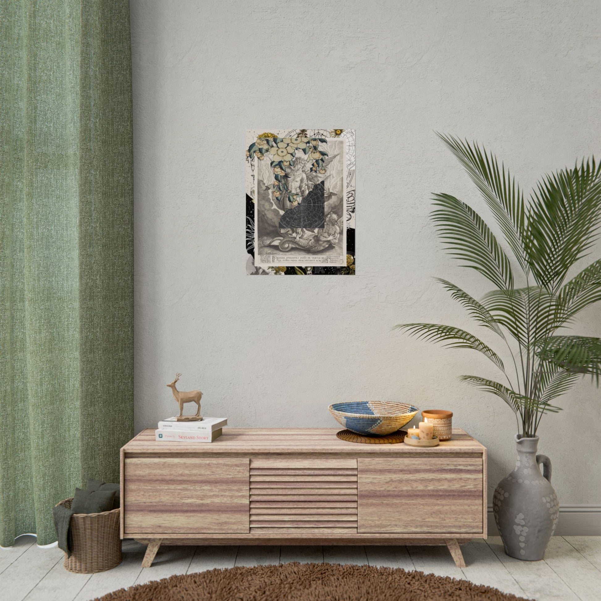 Rolled Posters Vintage-Inspired Vertical Poster, Art Decor, Wall Art, Gift for Home, Botanical Illustrations, Alchemy Renaissance Artwork