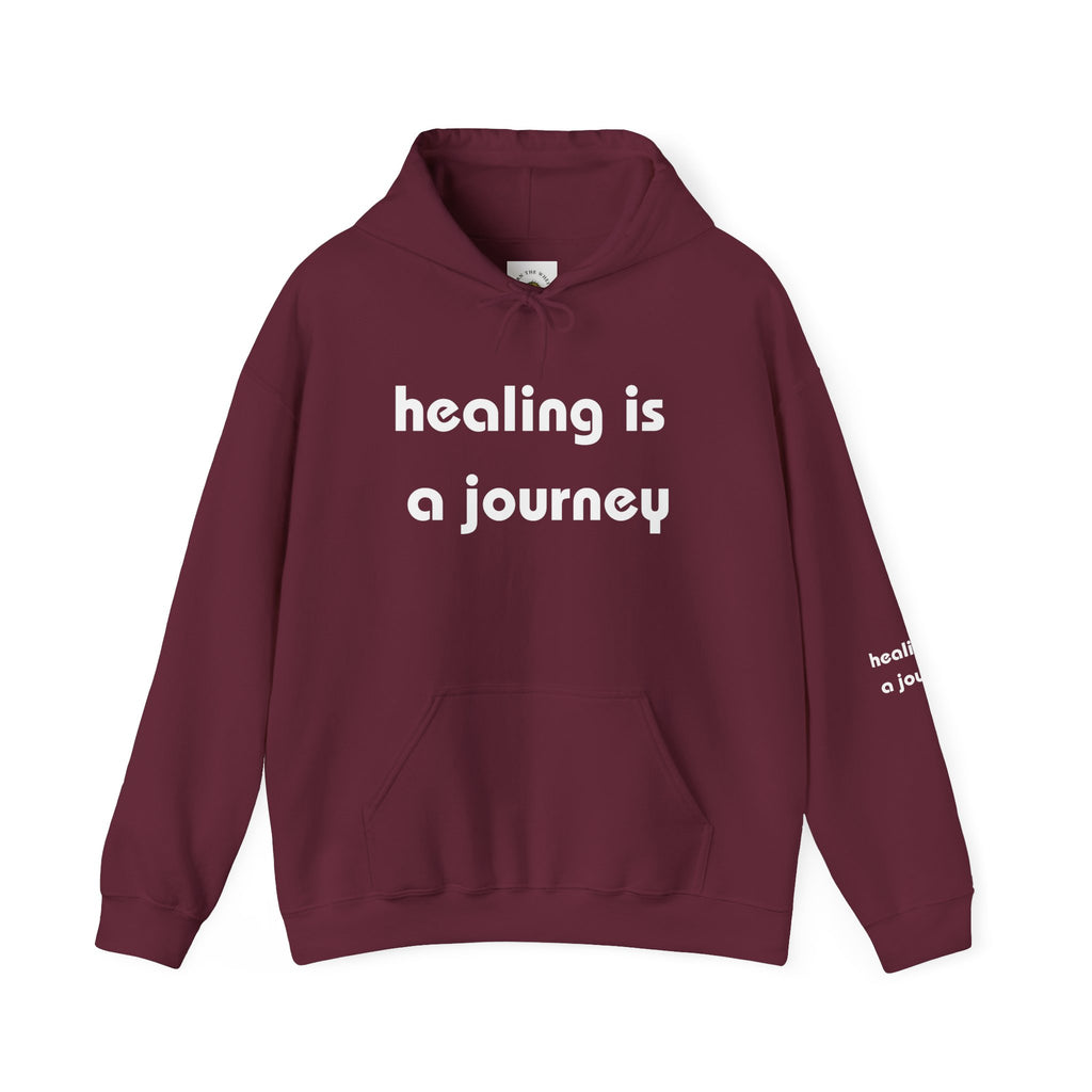 Mental Health Awareness Hoodie | Healing is a Journey Printed Hoodie | Premium Blend