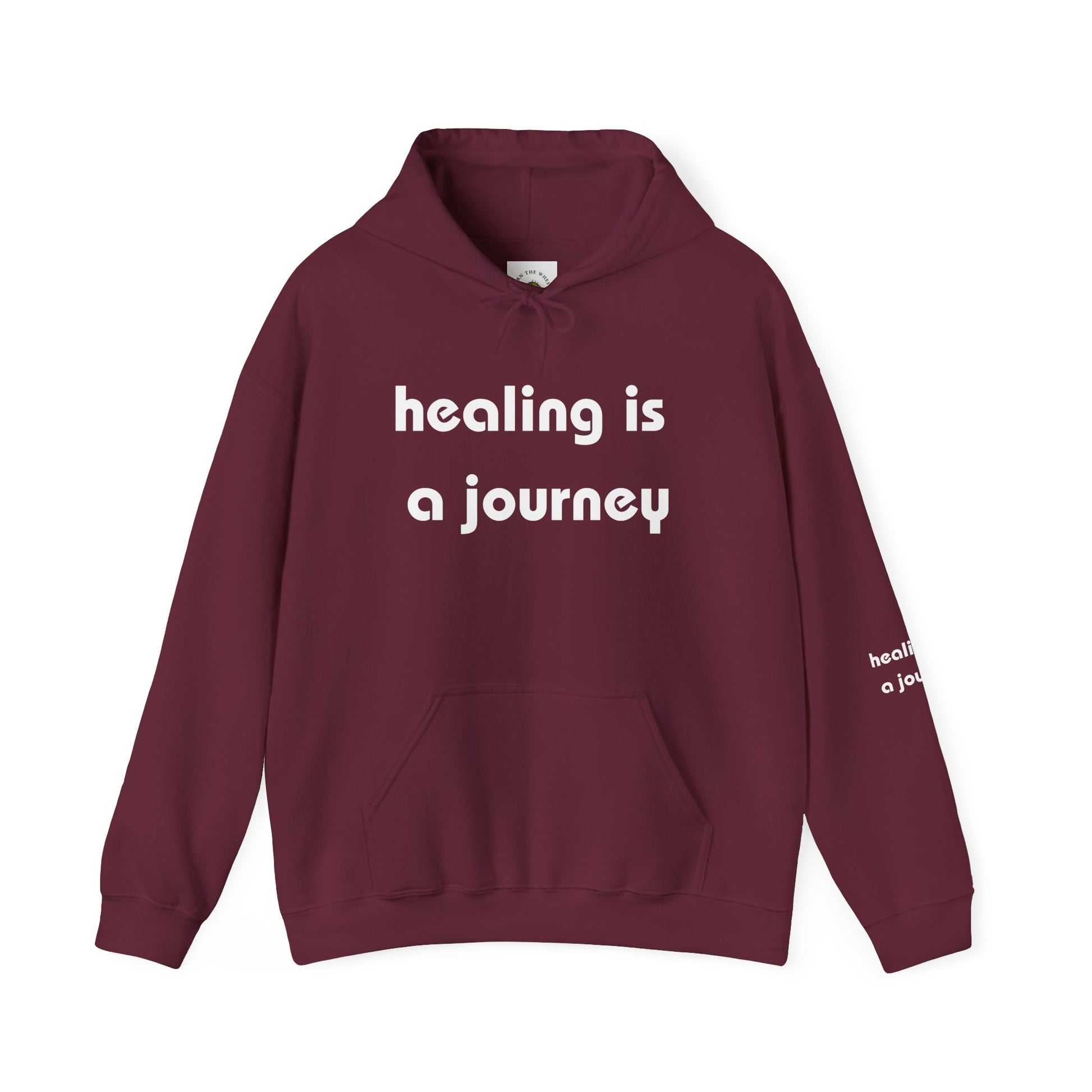 Mental Health Awareness Hoodie | Healing is a Journey Printed Hoodie | Premium Blend