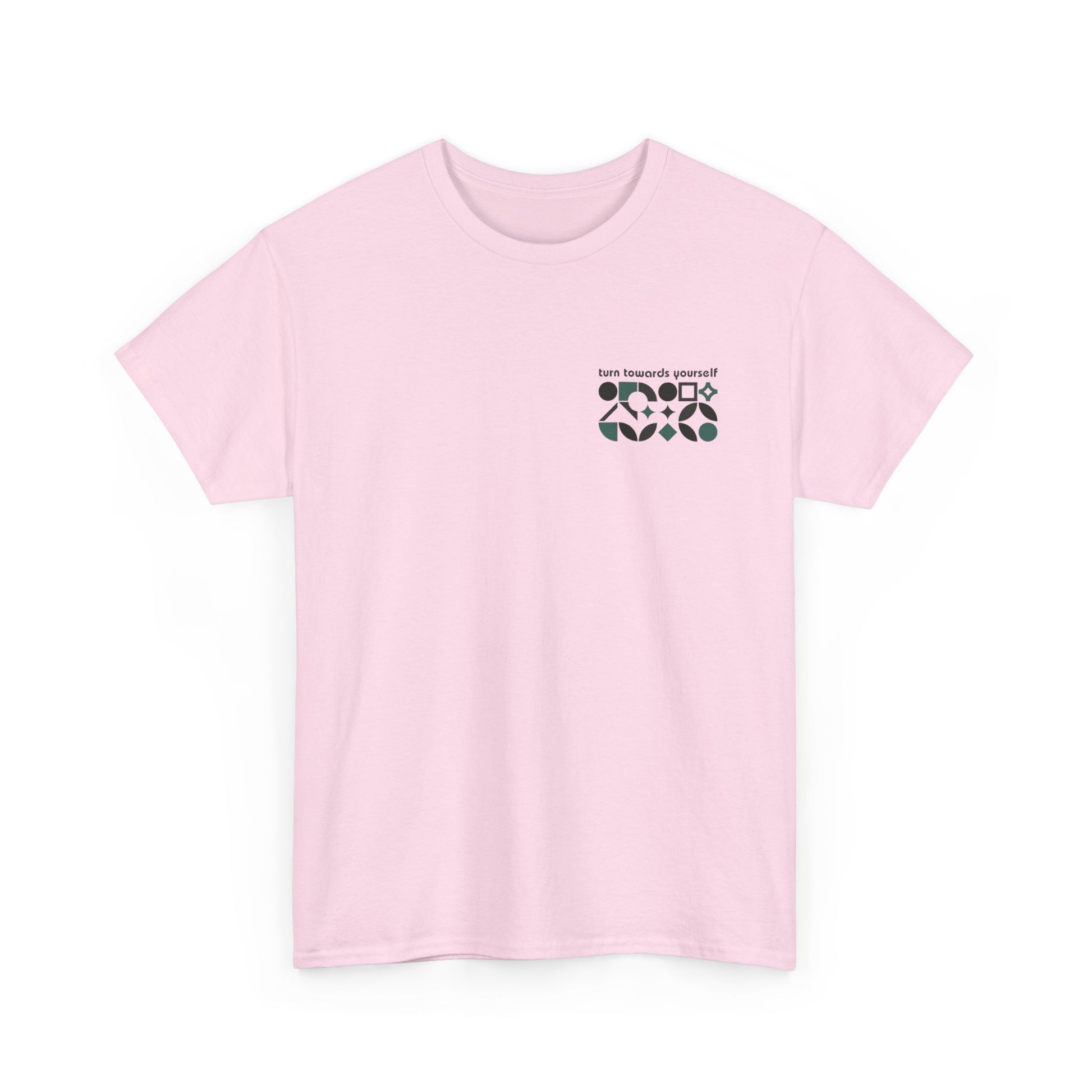 Turn Towards Yourself Studio Smock Tee | Emotional Support Tee | Grounding Ritual Essentials | Healing Affirmation Tshirt