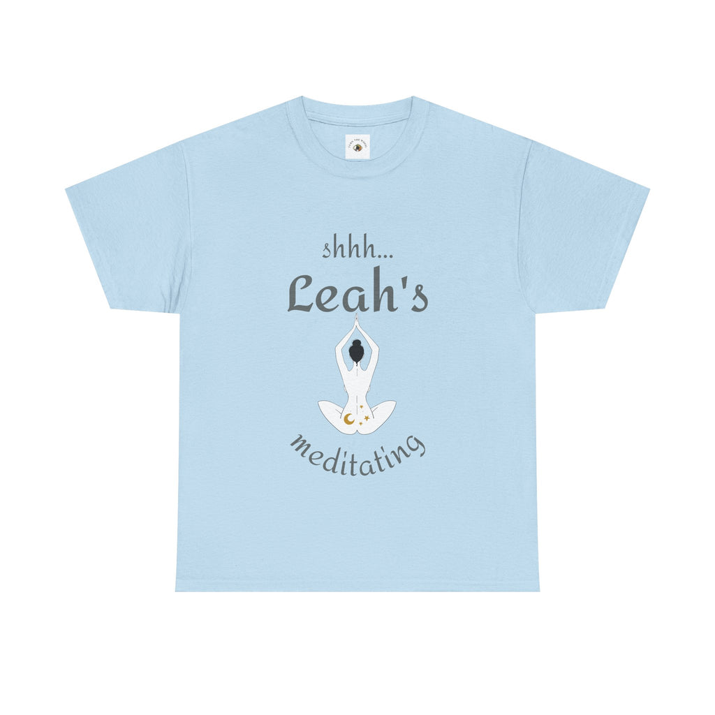 Personalised Meditation T-Shirt for Adults & Teens | 8 Colours | Unisex Healing Tee | Emotional Wellness Clothing | UK Stock