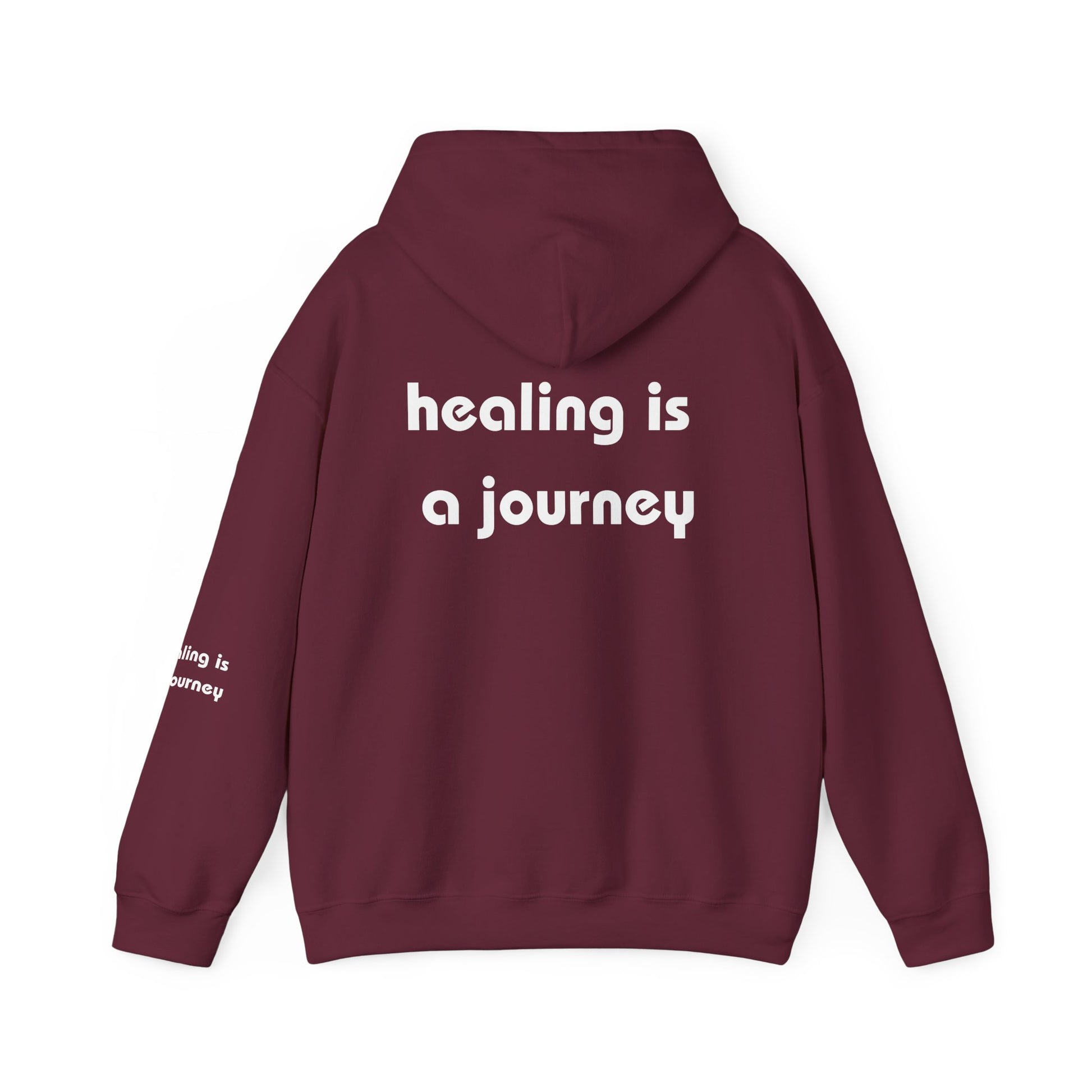 Mental Health Awareness Hoodie | Healing is a Journey Printed Hoodie | Premium Blend