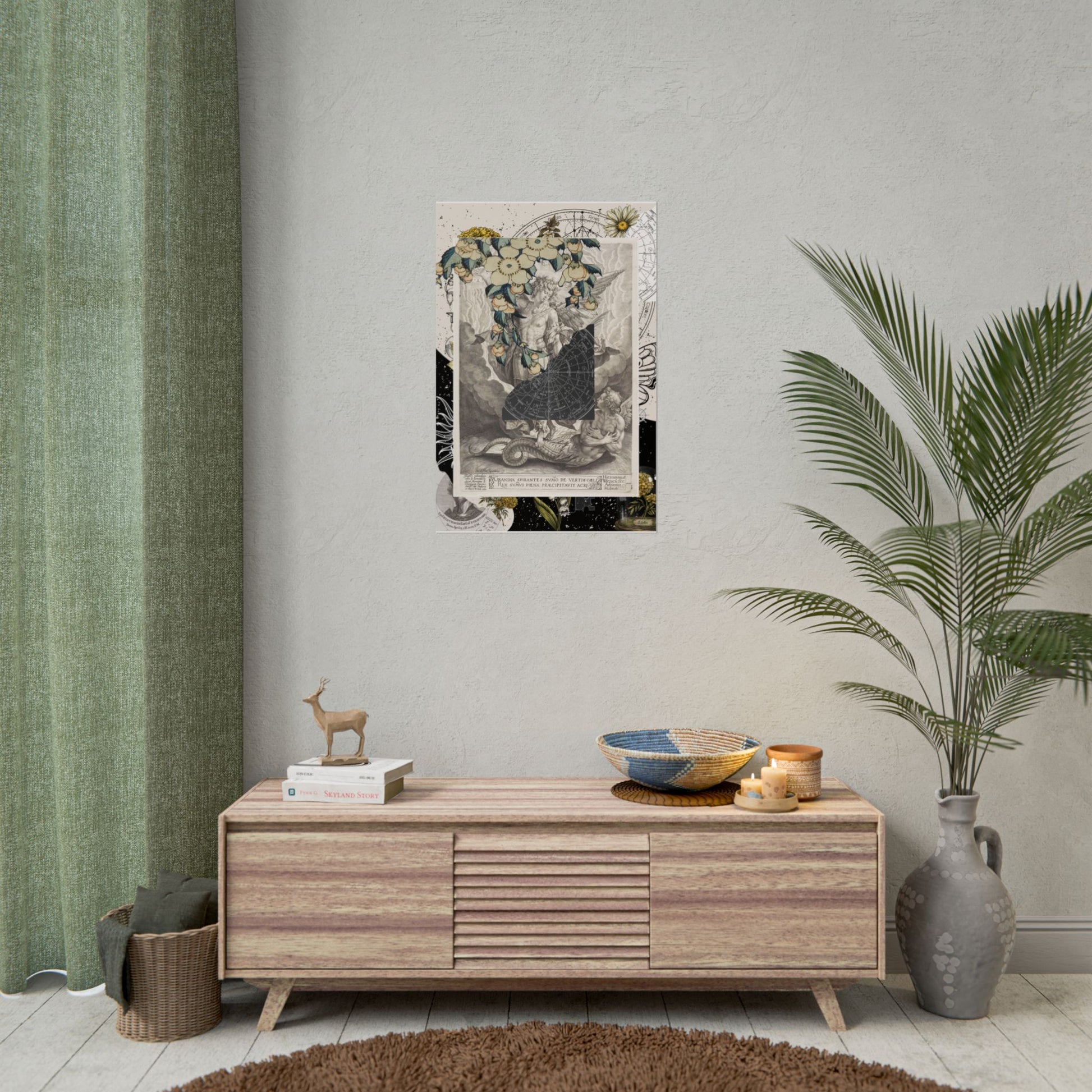 Rolled Posters Vintage-Inspired Vertical Poster, Art Decor, Wall Art, Gift for Home, Botanical Illustrations, Alchemy Renaissance Artwork