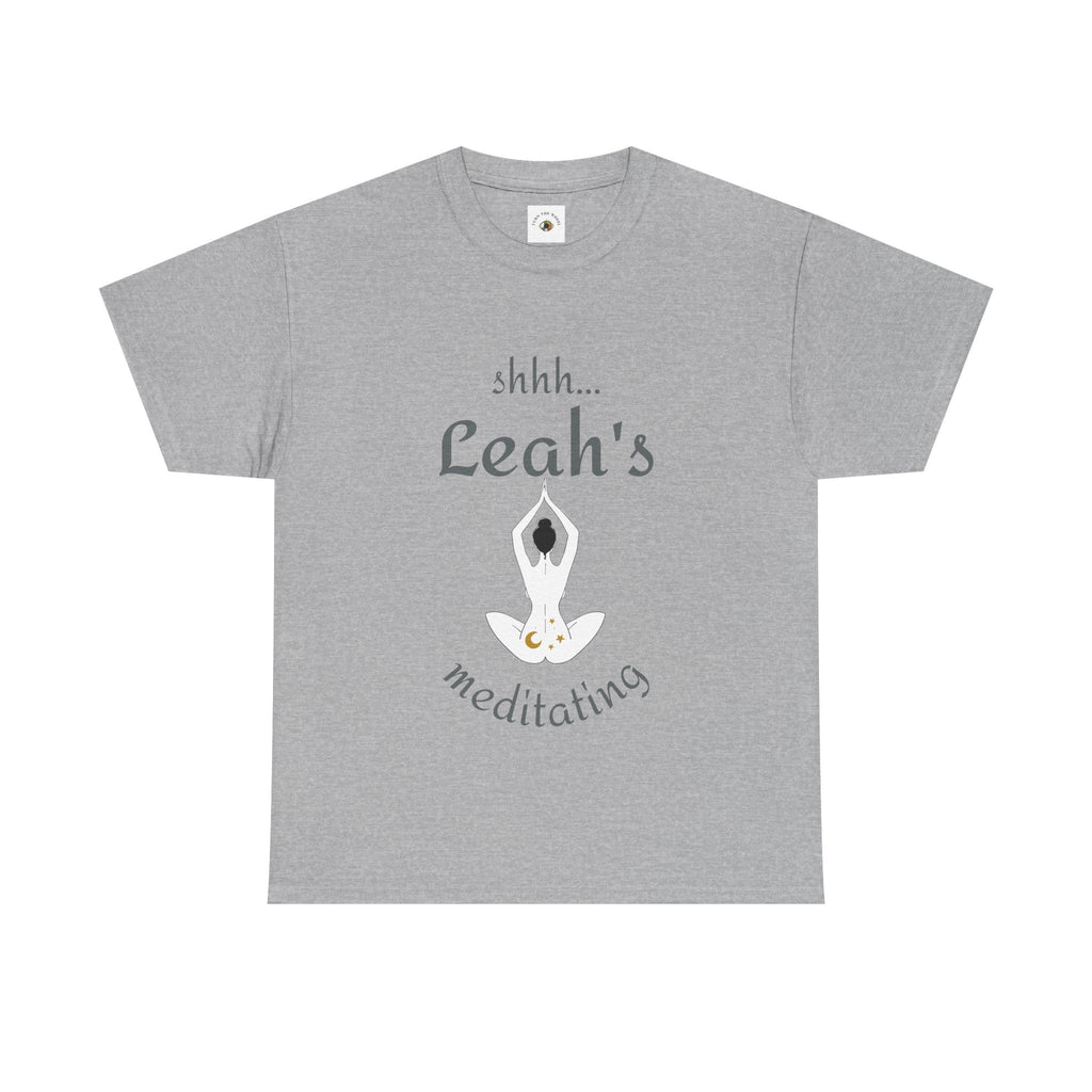 Personalised Meditation T-Shirt for Adults & Teens | 8 Colours | Unisex Healing Tee | Emotional Wellness Clothing | UK Stock