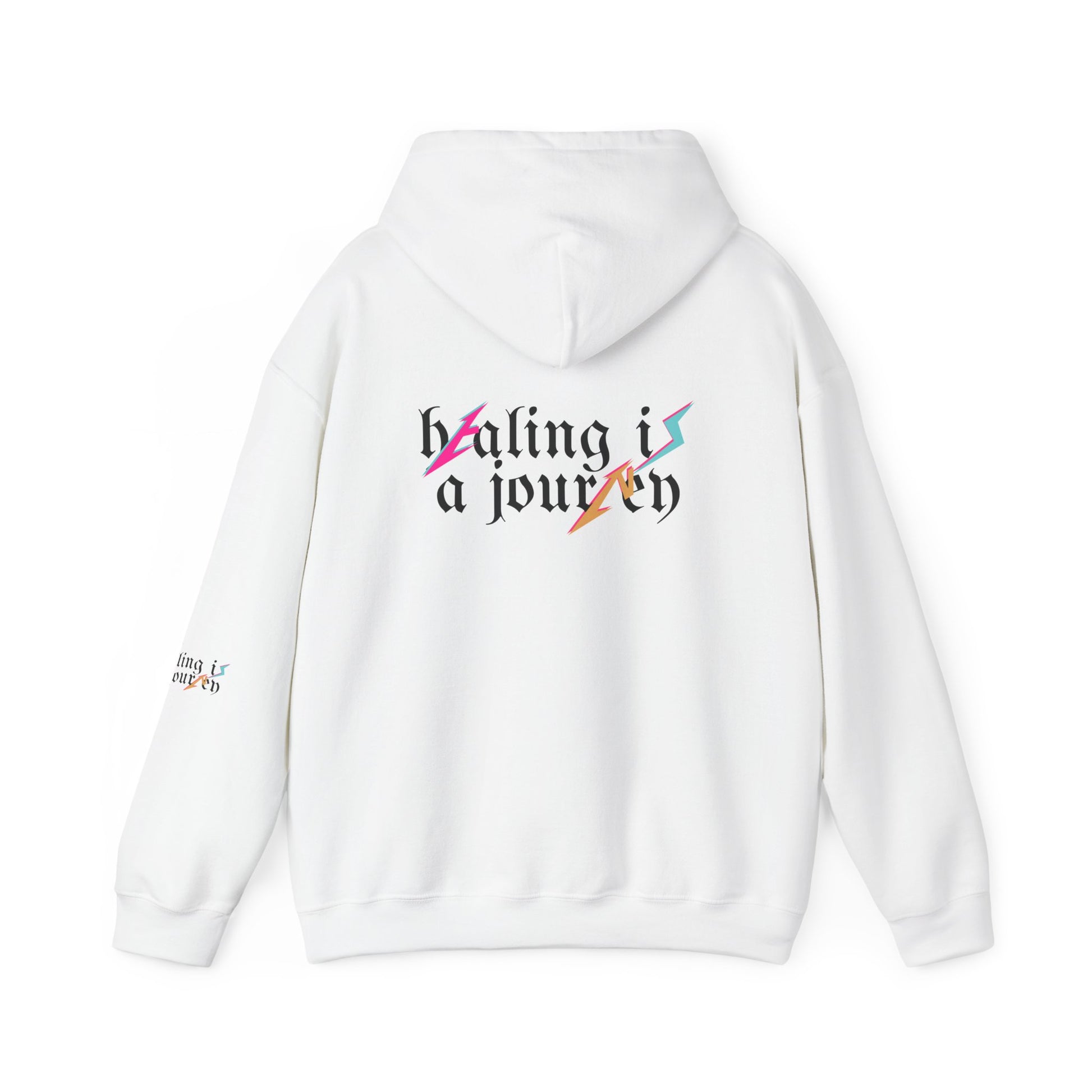 Unisex Mental Health Awareness Hoodie | Healing is a Journey Printed Hoodie | Premium Blend