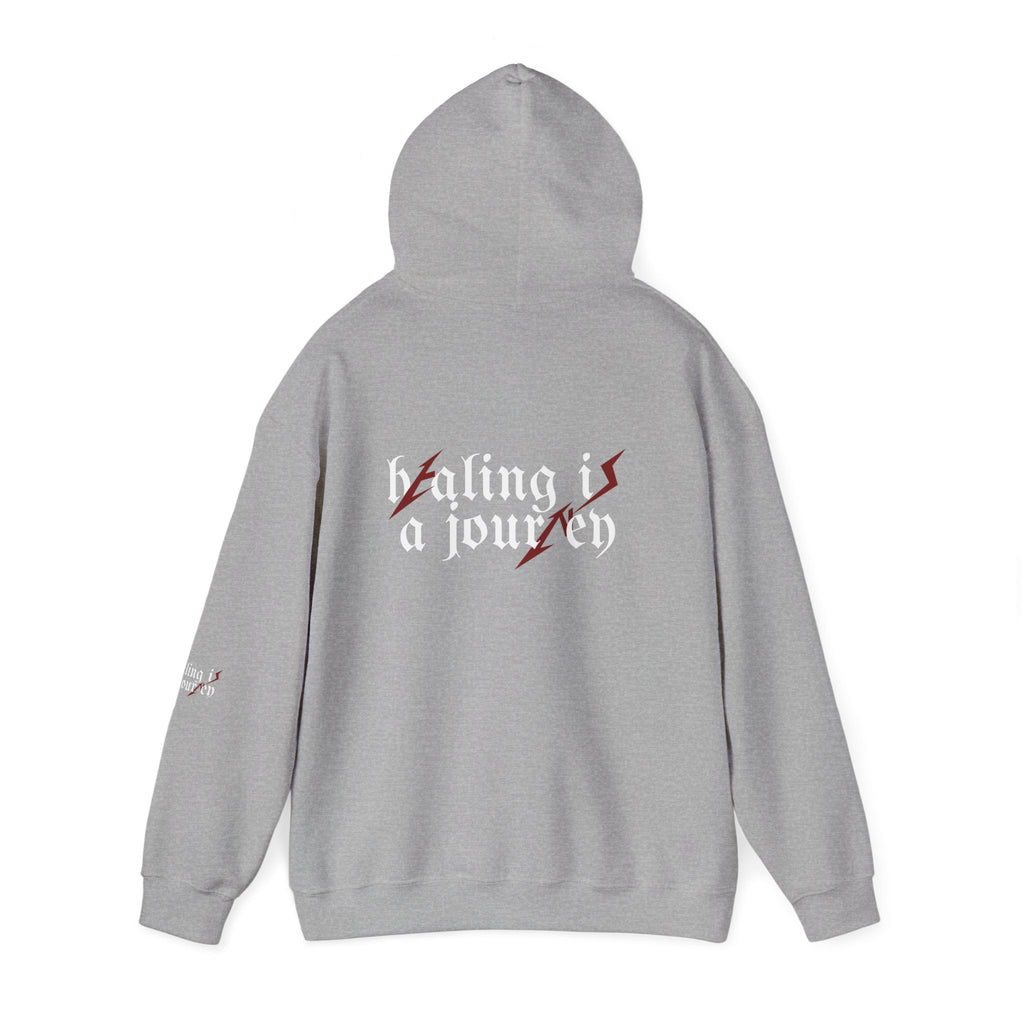 Unisex Mental Health Awareness Hoodie | Healing is a Journey Printed Hoodie | Premium Blend