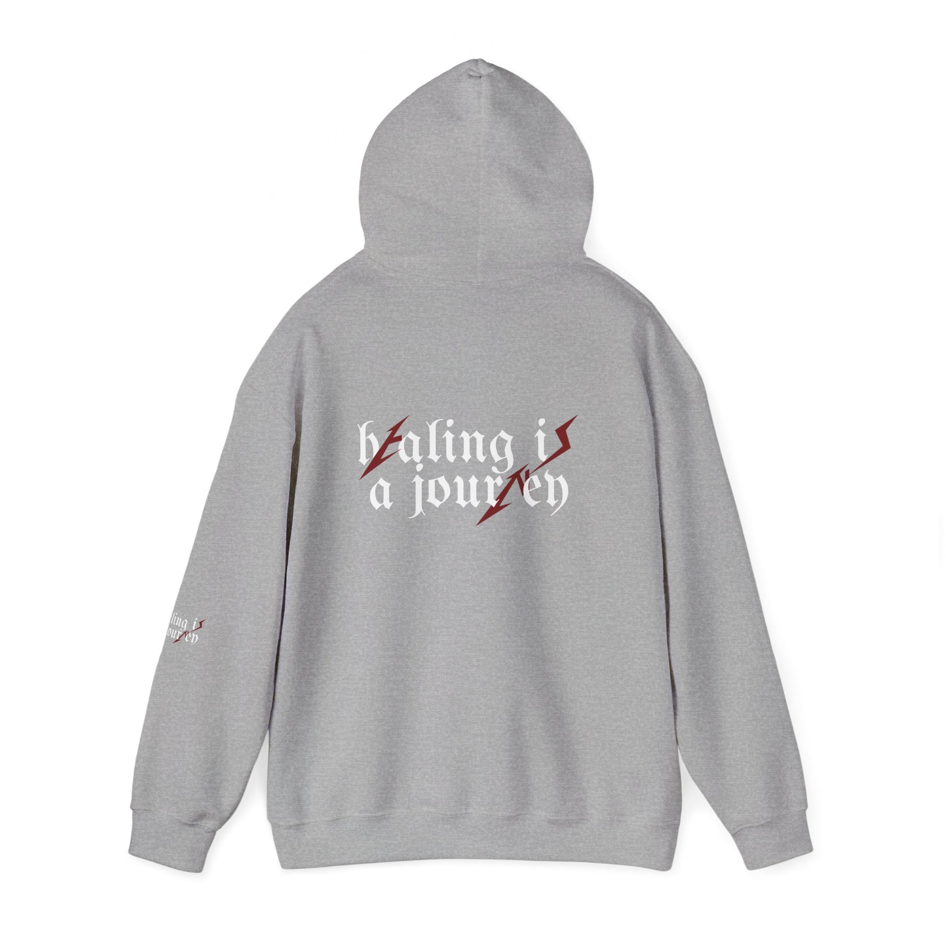 Unisex Mental Health Awareness Hoodie | Healing is a Journey Printed Hoodie | Premium Blend