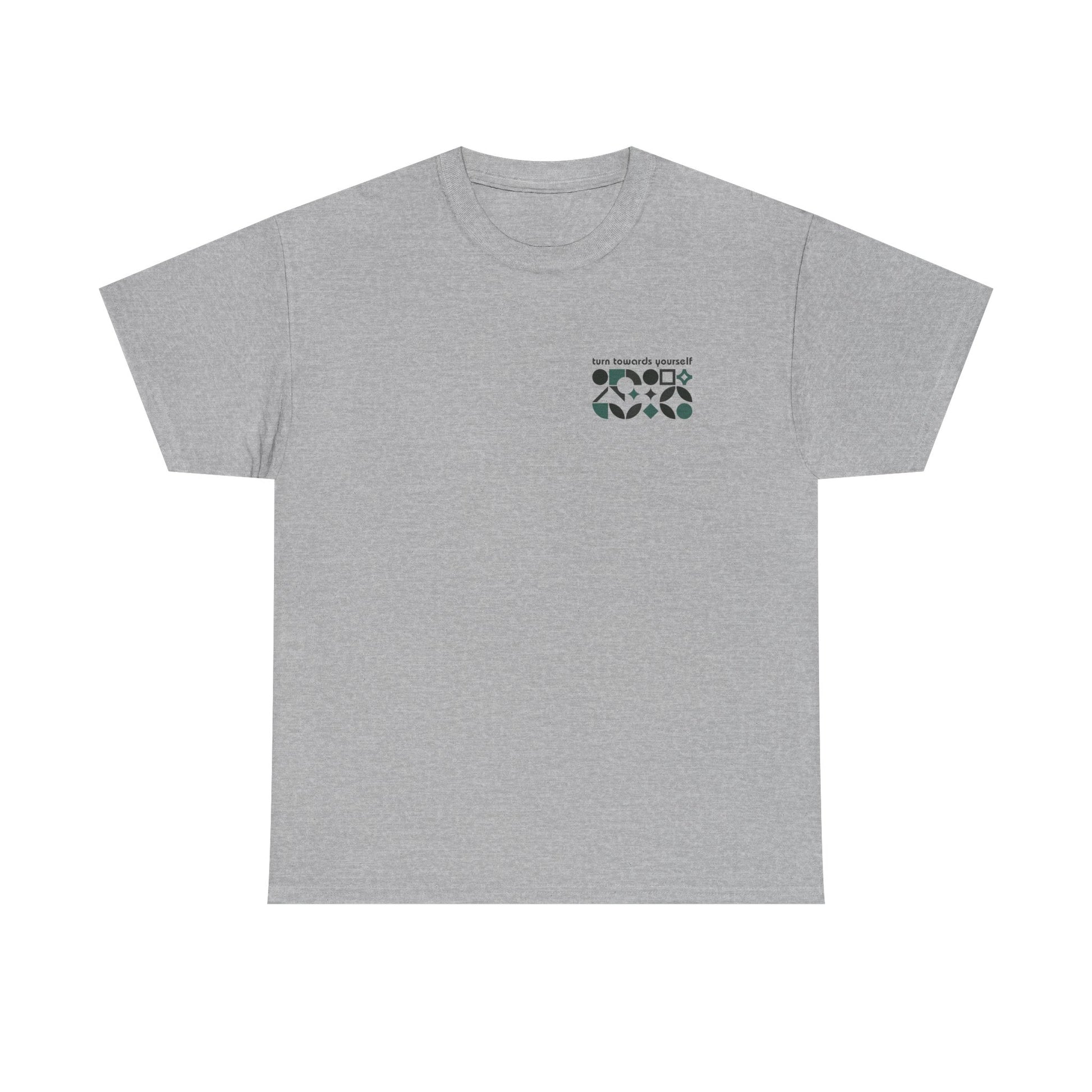 Turn Towards Yourself Studio Smock Tee | Emotional Support Tee | Grounding Ritual Essentials | Healing Affirmation Tshirt