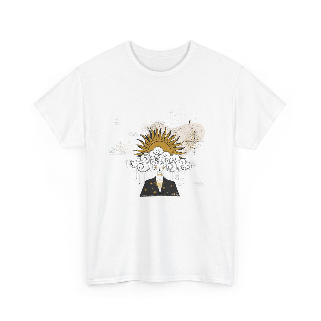 Feminine Meditation Among Stars Tshirt | Meditation Constellation Astrology Tee | Grounding Ritual Essentials | Healing Affirmation Tshirt