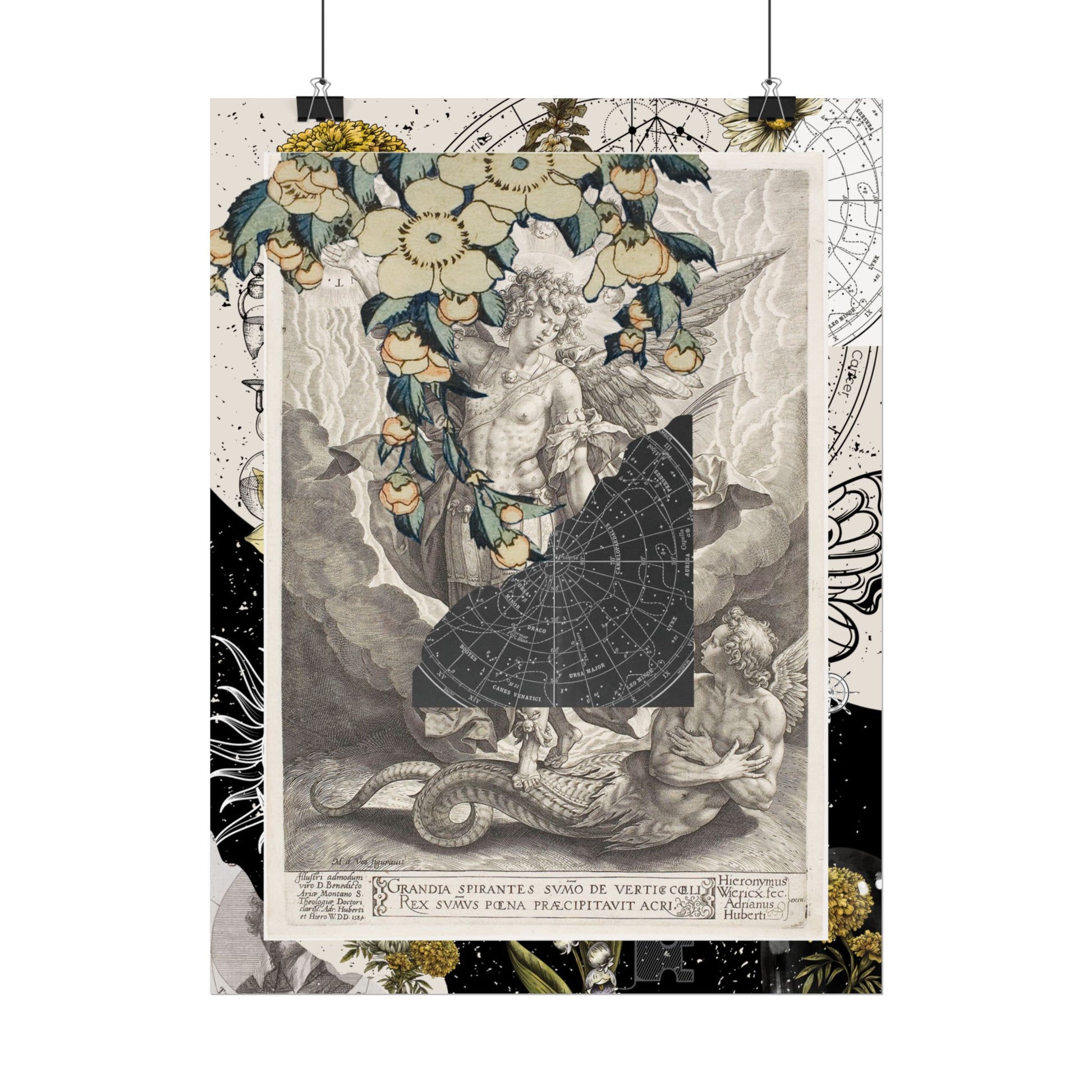 Rolled Posters Vintage-Inspired Vertical Poster, Art Decor, Wall Art, Gift for Home, Botanical Illustrations, Alchemy Renaissance Artwork