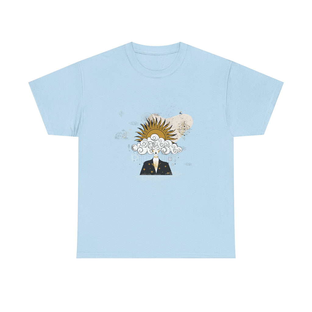 Feminine Meditation Among Stars Tshirt | Meditation Constellation Astrology Tee | Grounding Ritual Essentials | Healing Affirmation Tshirt