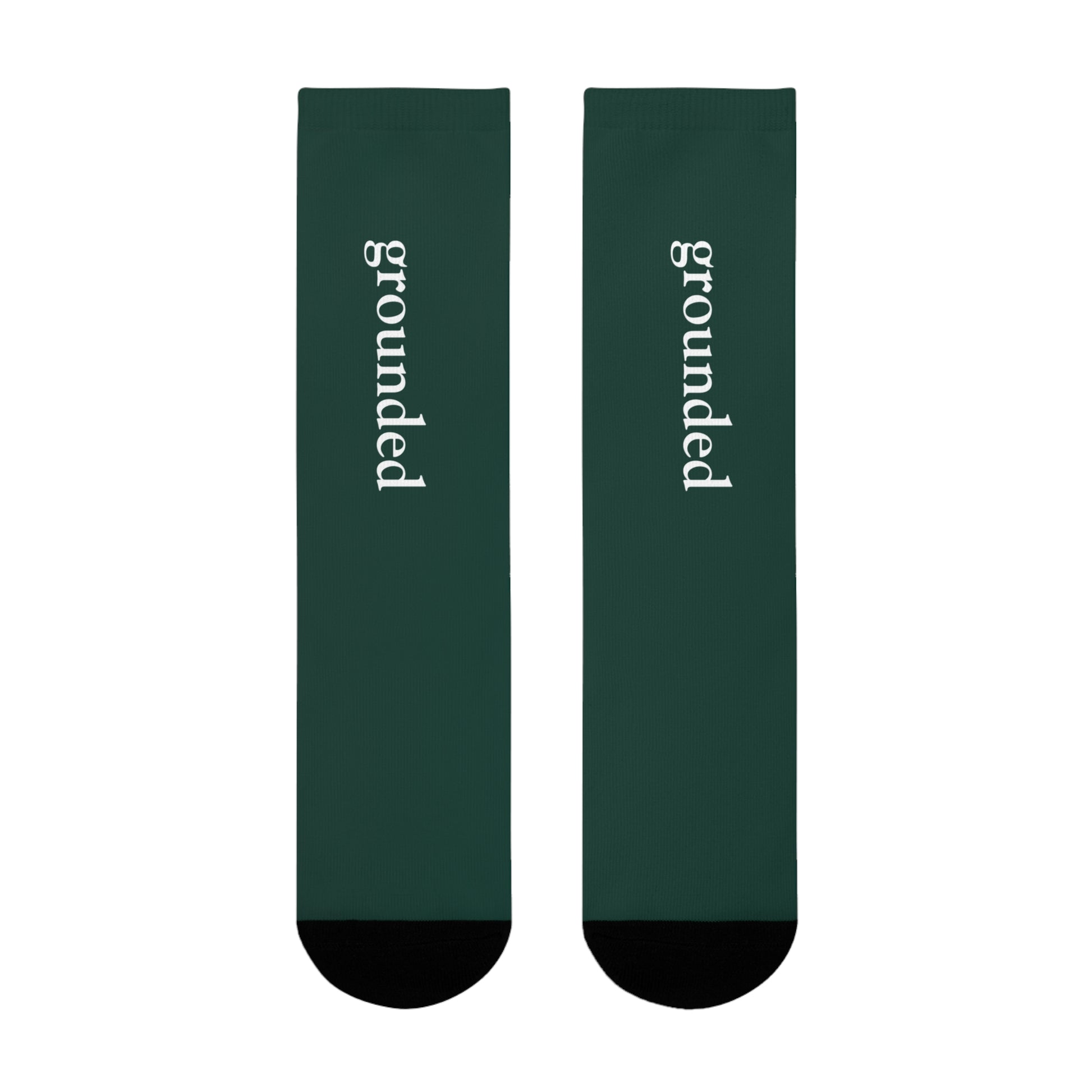 Grounded Socks Mindful Wear | Emotional Wellness Gift | Minimalist Cozy Ritual Socks | Turn The Wheel Companion | Affirmation Socks