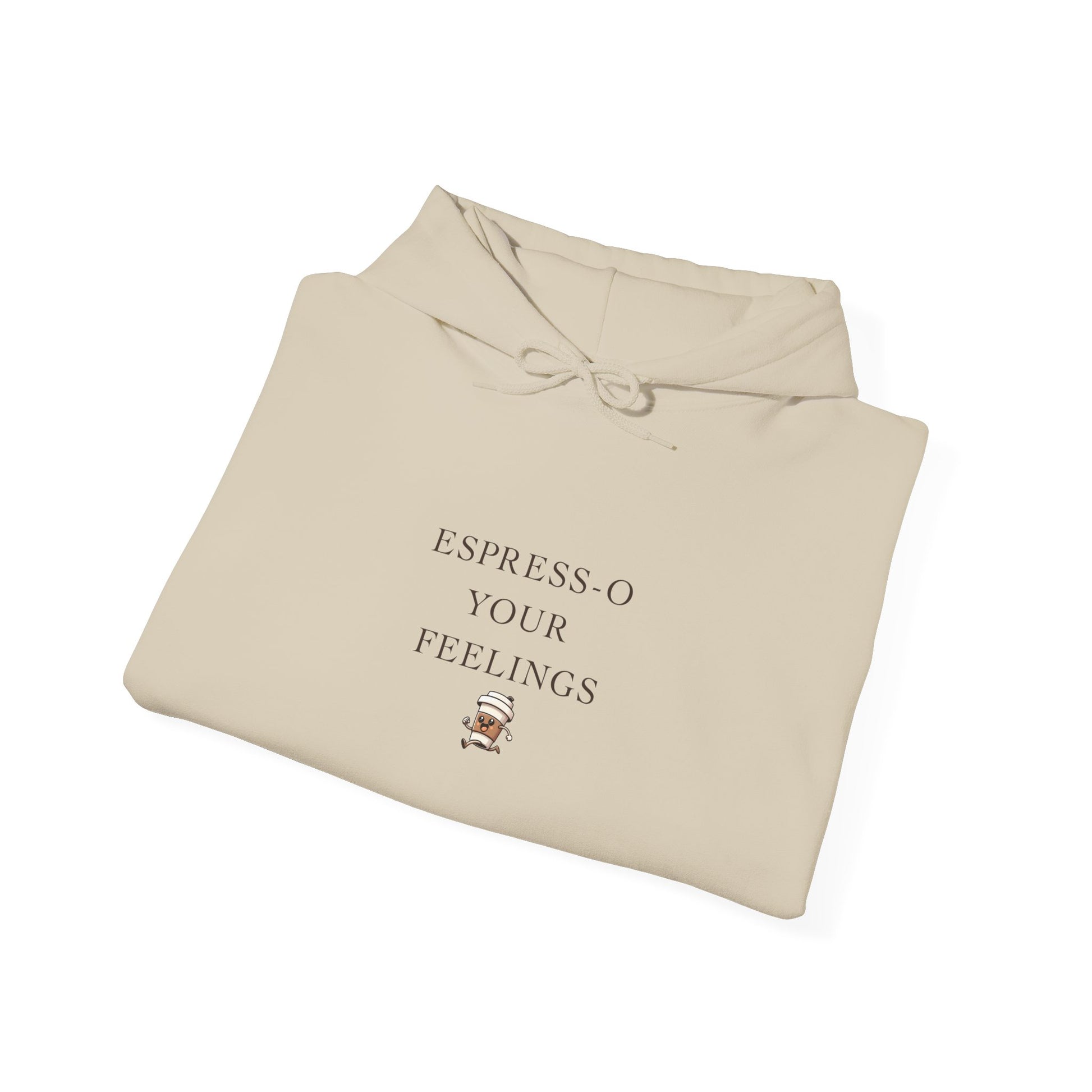 Espresso Your Feelings Printed Hoodie | Coffee Lover Hoodie | Unisex Hoodie for Autumn Winter