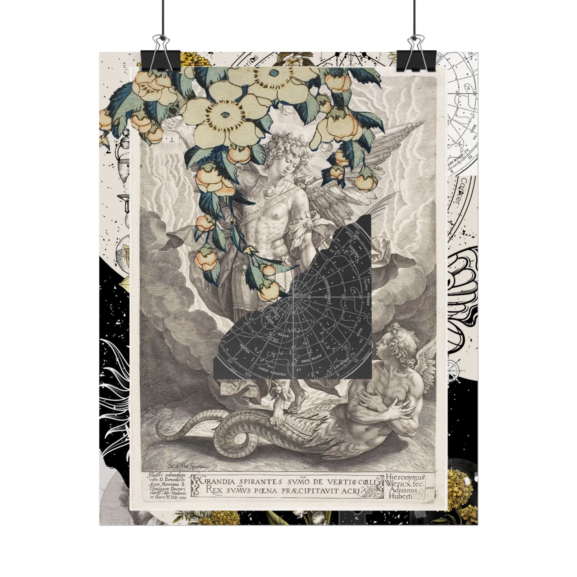 Rolled Posters Vintage-Inspired Vertical Poster, Art Decor, Wall Art, Gift for Home, Botanical Illustrations, Alchemy Renaissance Artwork