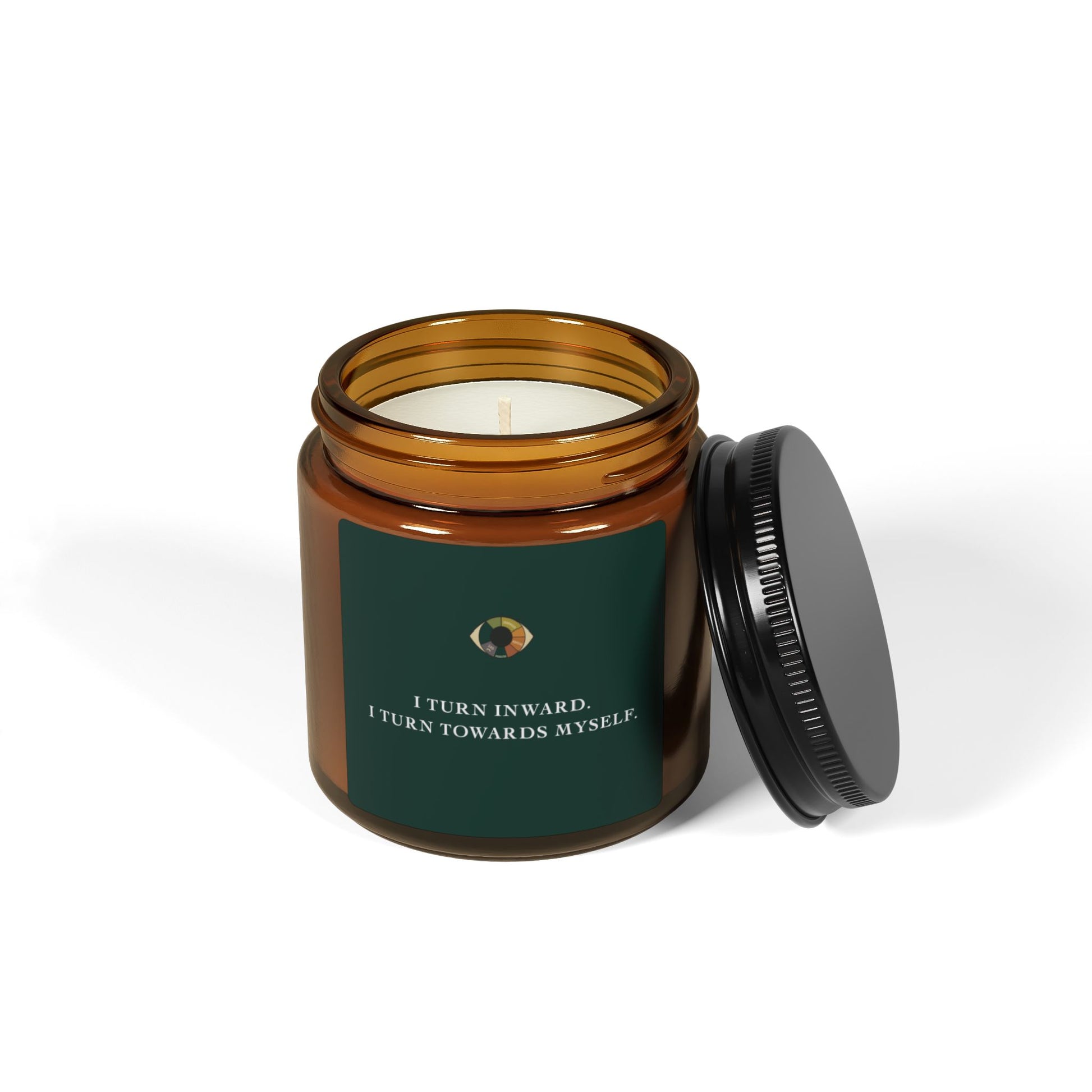 Mindful Rituals Scented Candle - I Turn Inward I turn Towards Myself | Affirmation Relaxation Gift | Aromatherapy Soundtherapy Gift