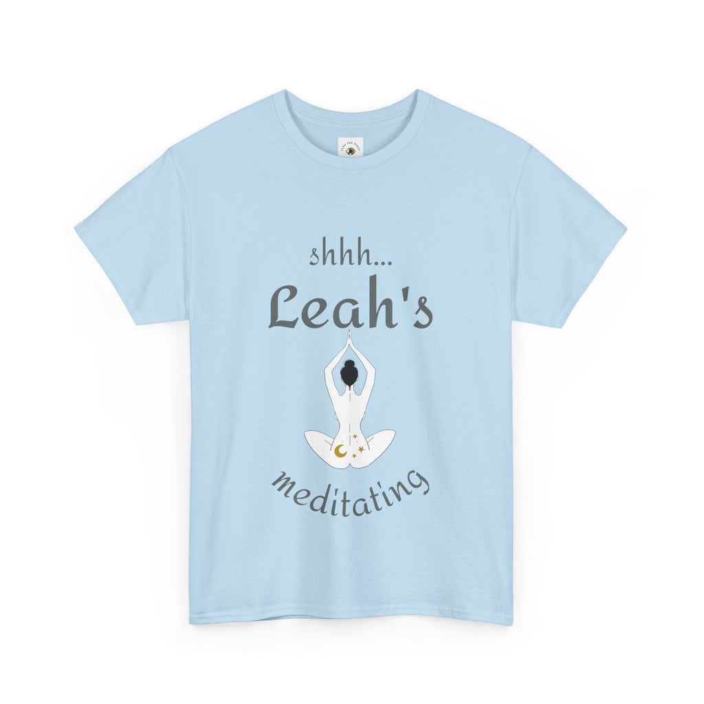 Personalised Meditation T-Shirt for Adults & Teens | 8 Colours | Unisex Healing Tee | Emotional Wellness Clothing | UK Stock