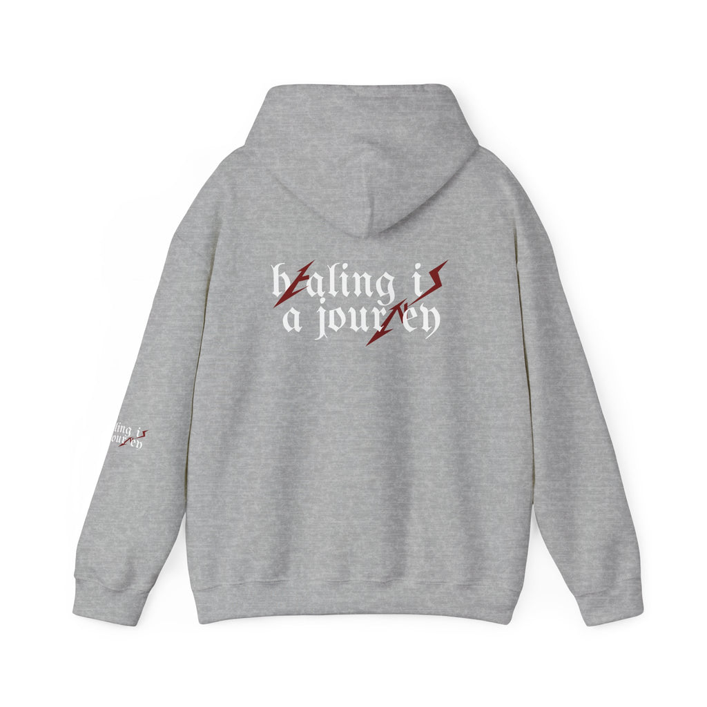 Unisex Mental Health Awareness Hoodie | Healing is a Journey Printed Hoodie | Premium Blend
