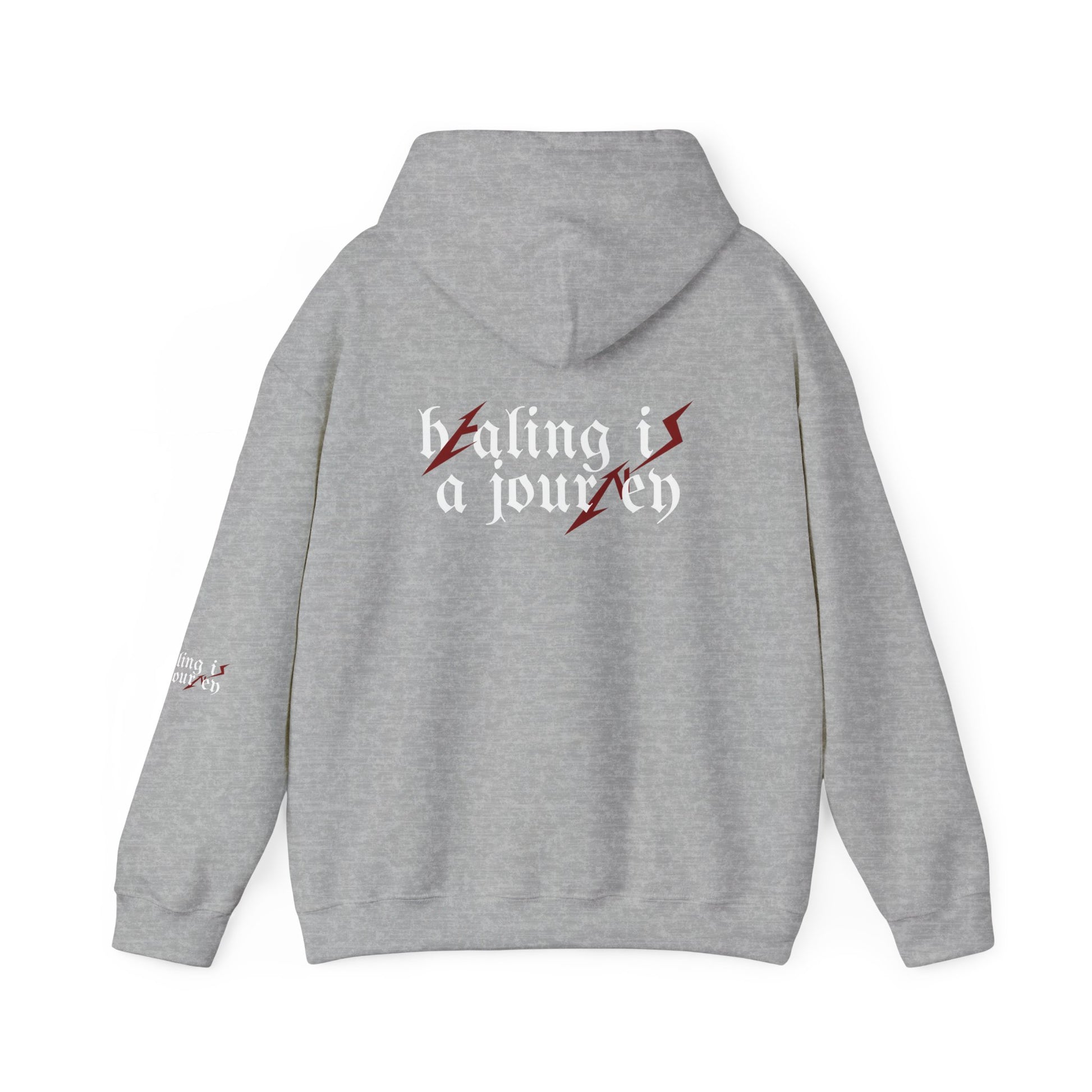Unisex Mental Health Awareness Hoodie | Healing is a Journey Printed Hoodie | Premium Blend