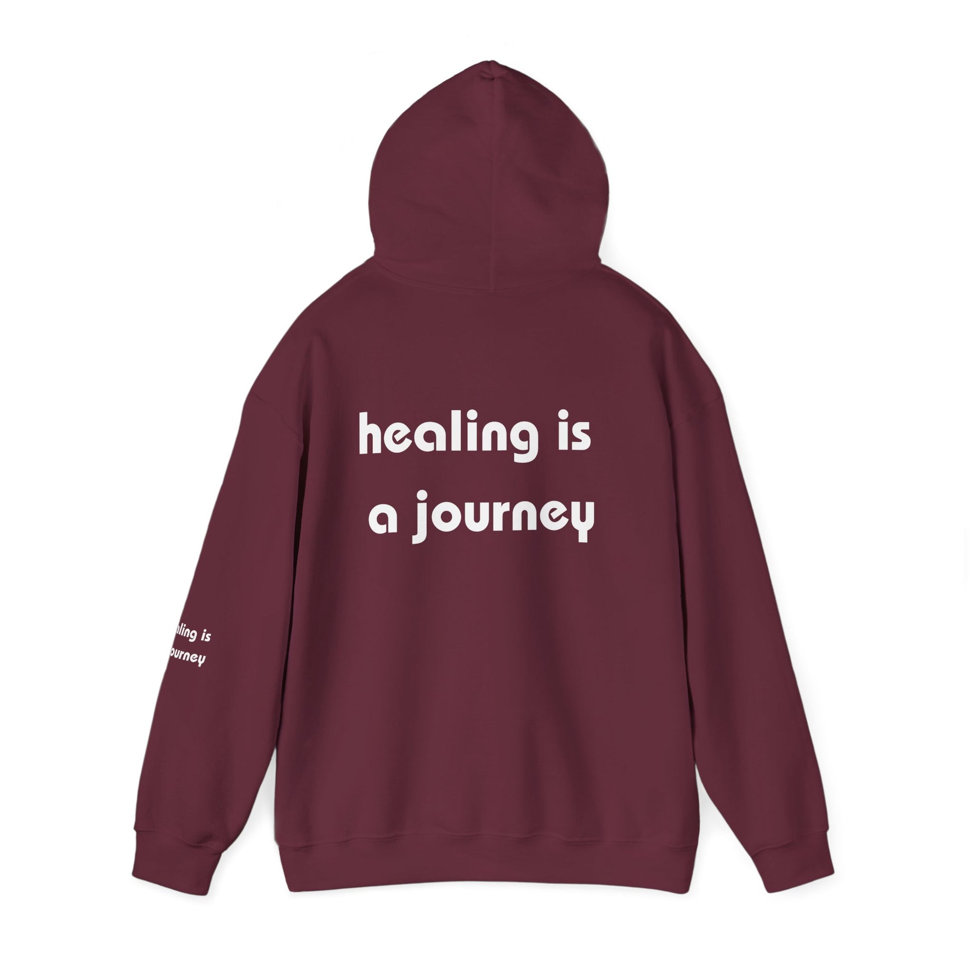 Mental Health Awareness Hoodie | Healing is a Journey Printed Hoodie | Premium Blend