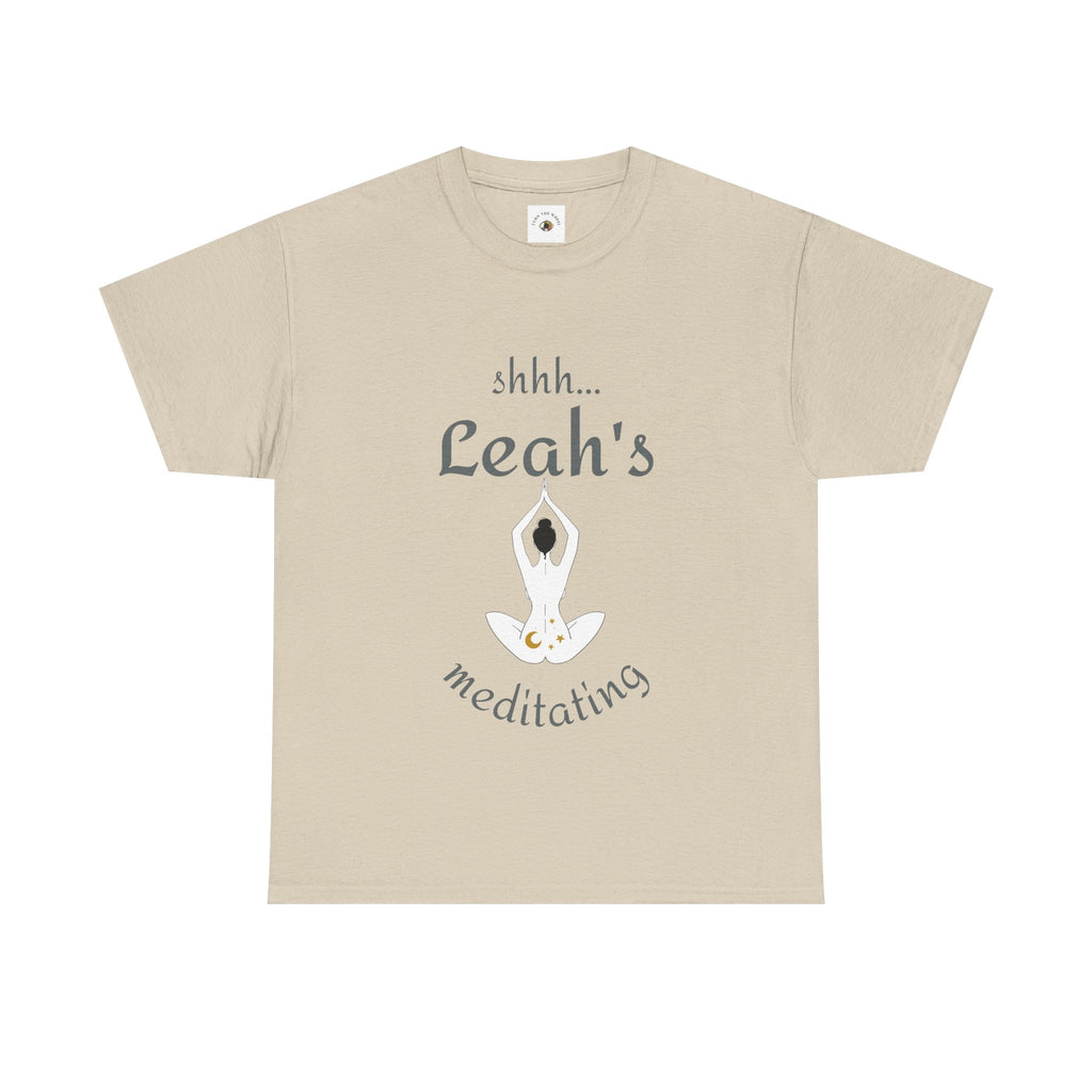 Personalised Meditation T-Shirt for Adults & Teens | 8 Colours | Unisex Healing Tee | Emotional Wellness Clothing | UK Stock