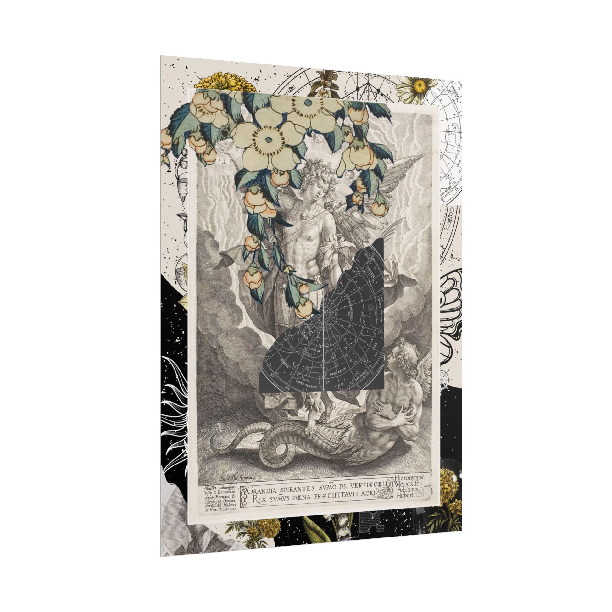 Rolled Posters Vintage-Inspired Vertical Poster, Art Decor, Wall Art, Gift for Home, Botanical Illustrations, Alchemy Renaissance Artwork