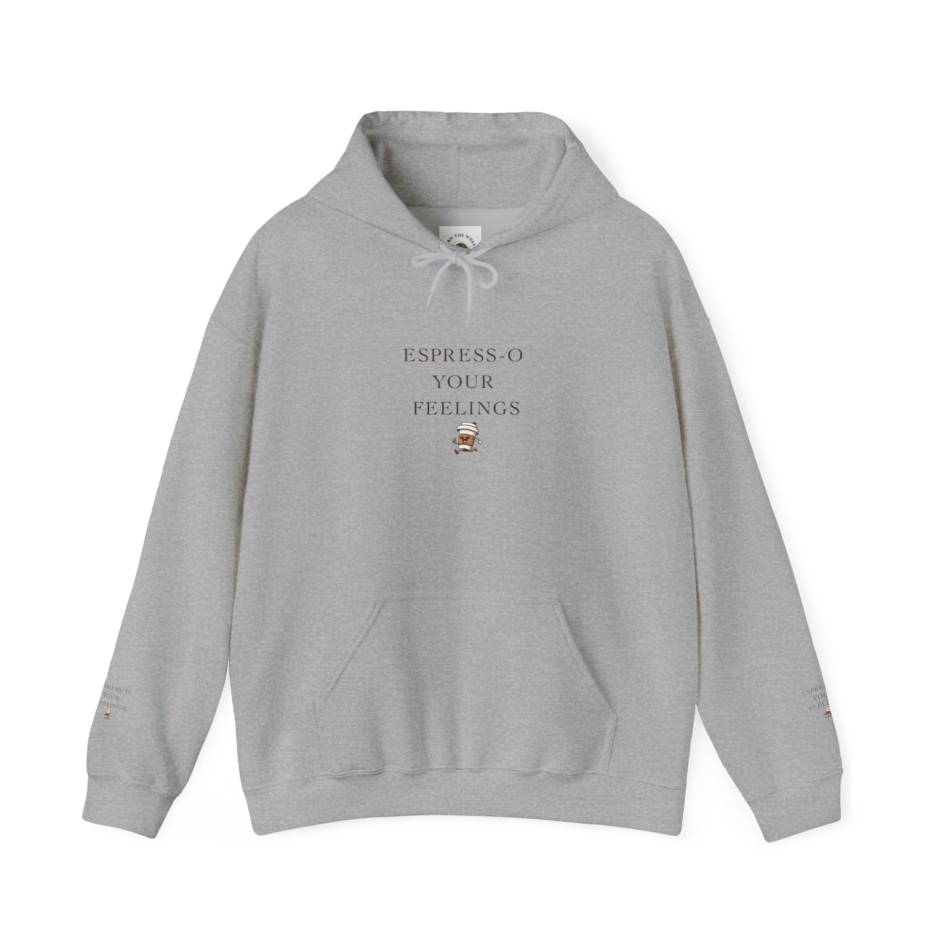 Espresso Your Feelings Printed Hoodie | Coffee Lover Hoodie | Unisex Hoodie for Autumn Winter