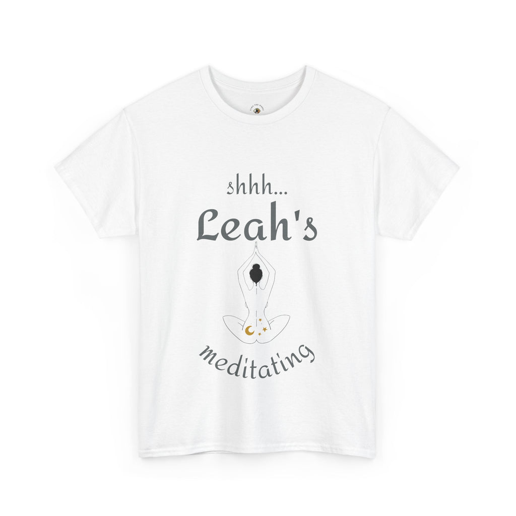 Personalised Meditation T-Shirt for Adults & Teens | 8 Colours | Unisex Healing Tee | Emotional Wellness Clothing | UK Stock