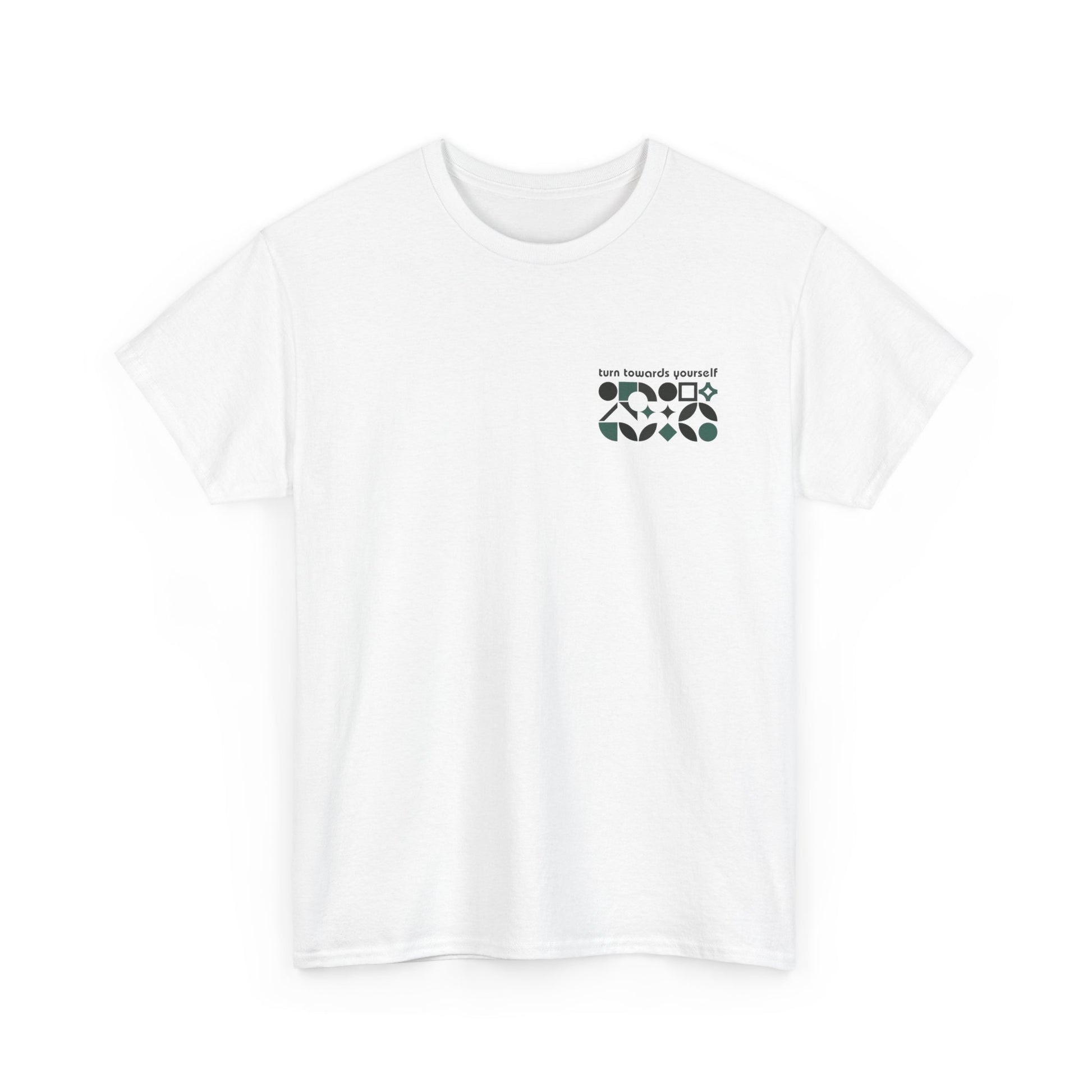 Turn Towards Yourself Studio Smock Tee | Emotional Support Tee | Grounding Ritual Essentials | Healing Affirmation Tshirt