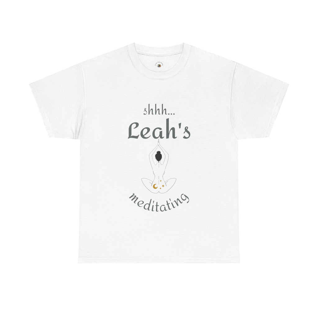 Personalised Meditation T-Shirt for Adults & Teens | 8 Colours | Unisex Healing Tee | Emotional Wellness Clothing | UK Stock