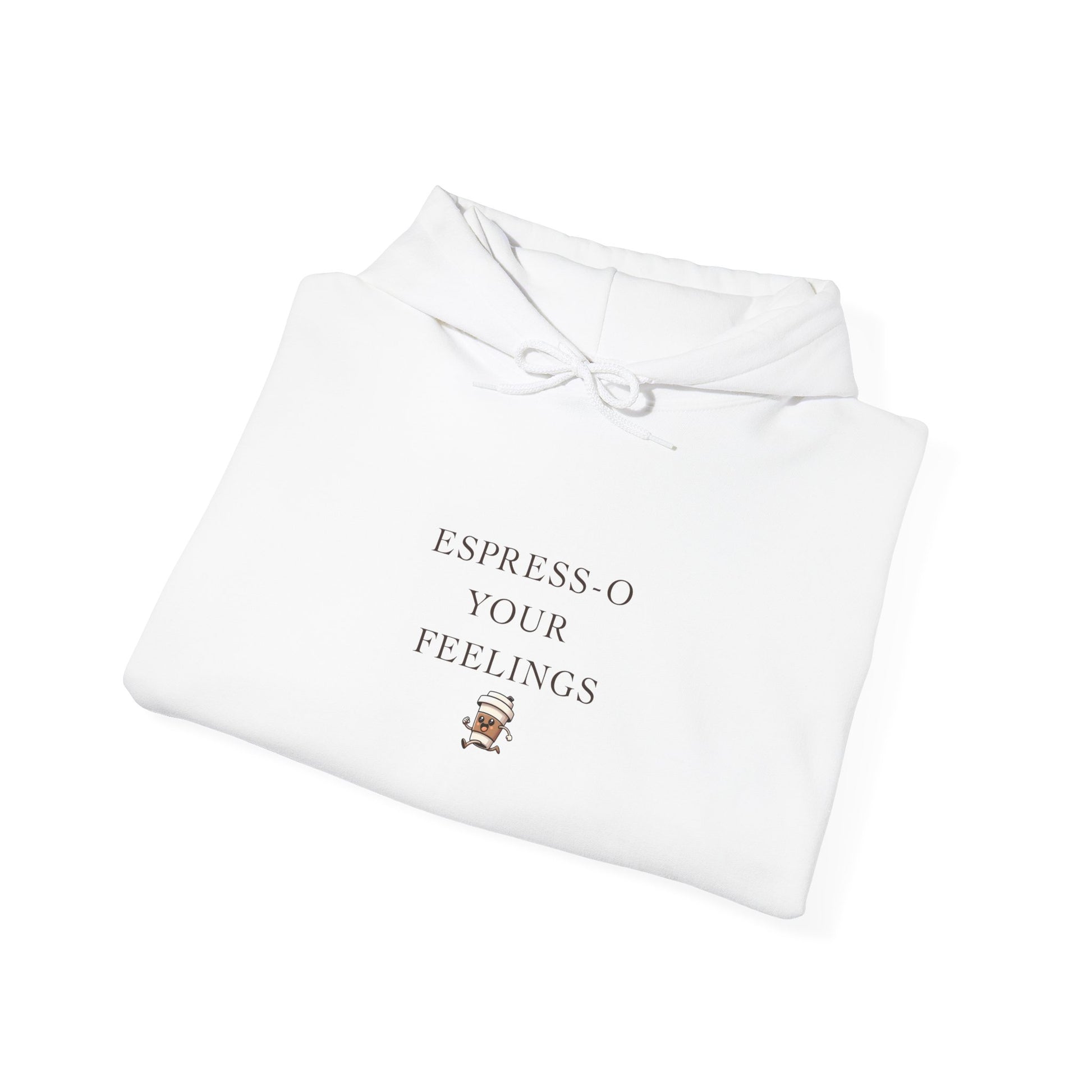 Espresso Your Feelings Printed Hoodie | Coffee Lover Hoodie | Unisex Hoodie for Autumn Winter