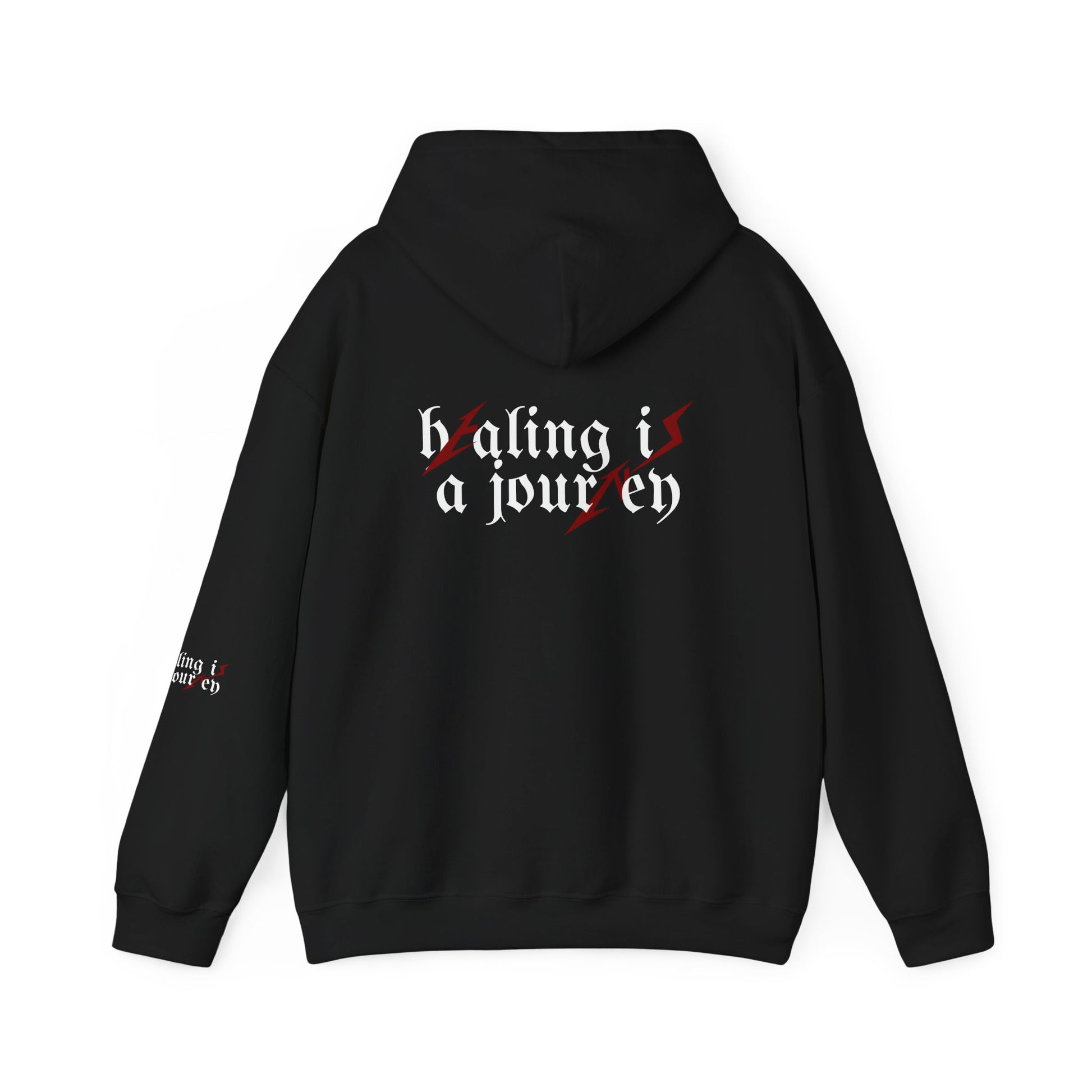 Unisex Mental Health Awareness Hoodie | Healing is a Journey Printed Hoodie | Premium Blend