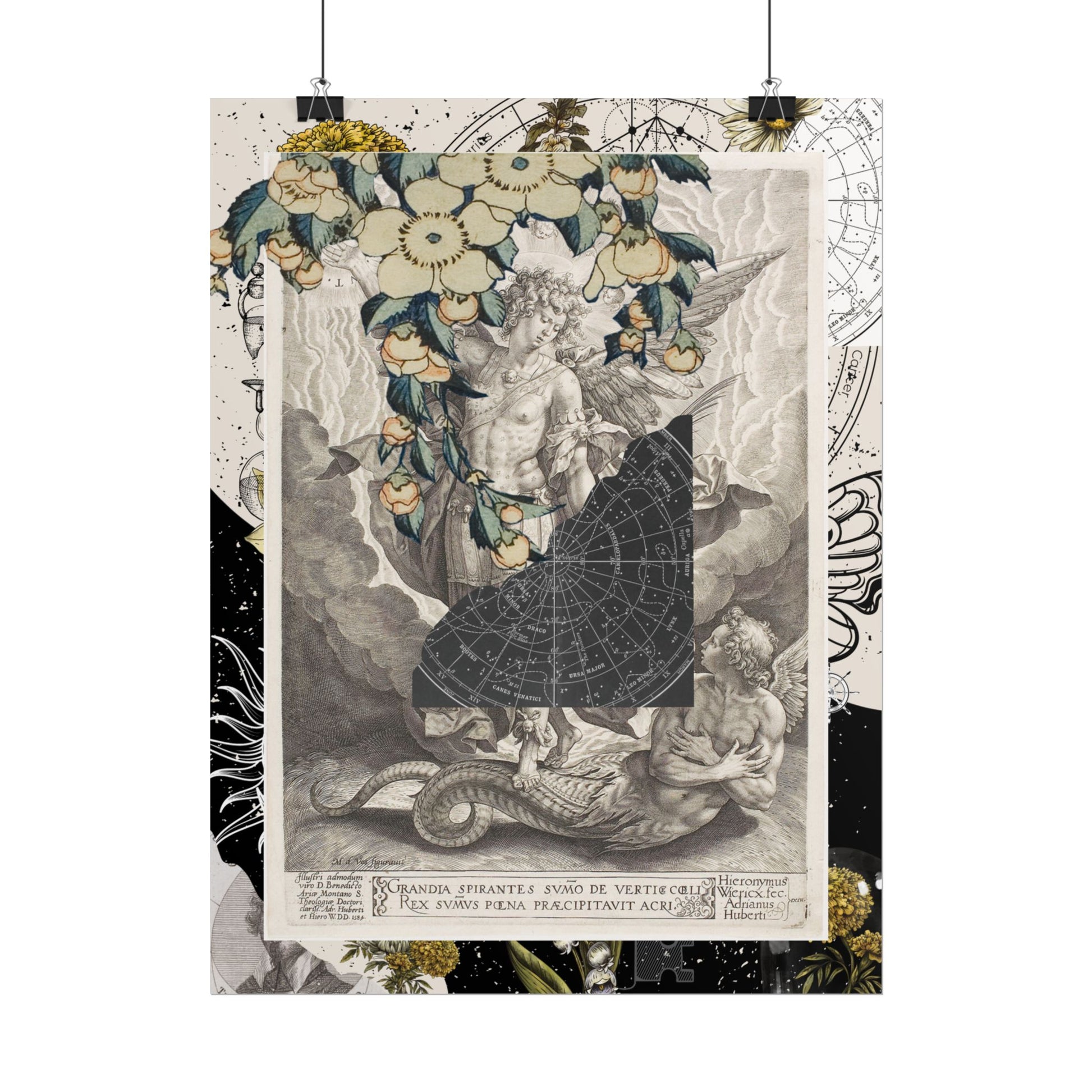 Rolled Posters Vintage-Inspired Vertical Poster, Art Decor, Wall Art, Gift for Home, Botanical Illustrations, Alchemy Renaissance Artwork