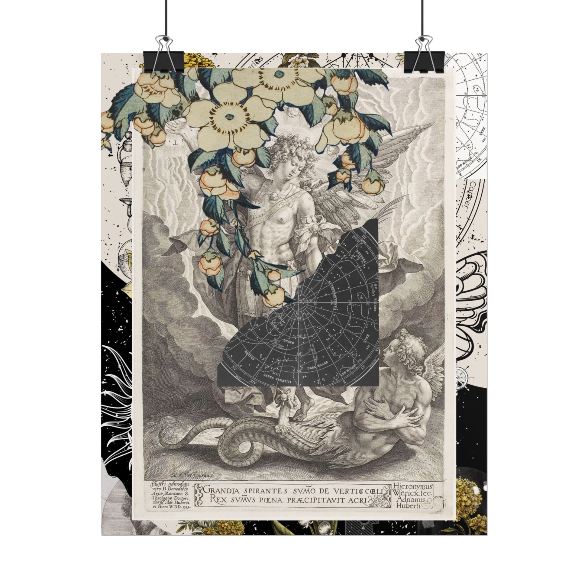 Rolled Posters Vintage-Inspired Vertical Poster, Art Decor, Wall Art, Gift for Home, Botanical Illustrations, Alchemy Renaissance Artwork