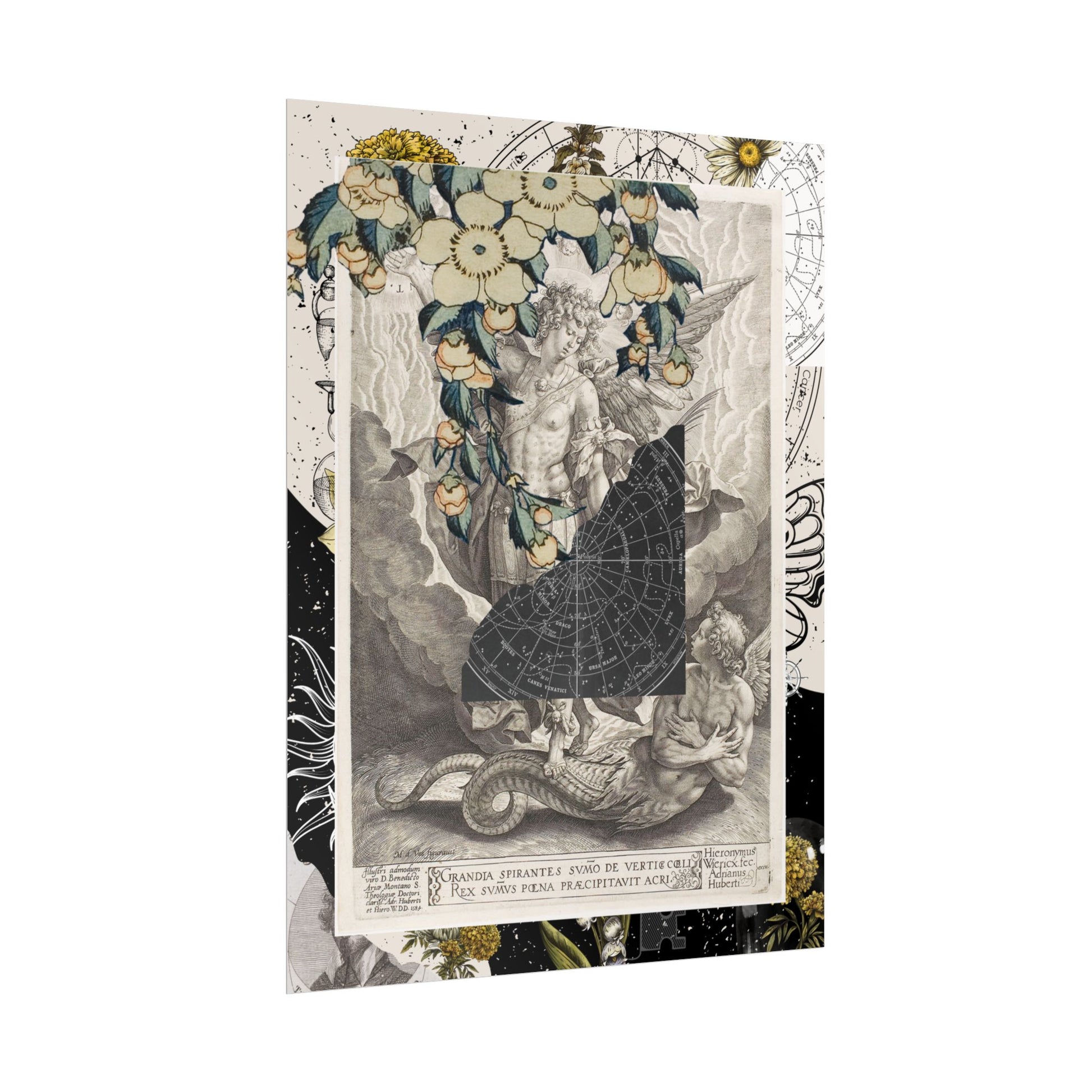 Rolled Posters Vintage-Inspired Vertical Poster, Art Decor, Wall Art, Gift for Home, Botanical Illustrations, Alchemy Renaissance Artwork