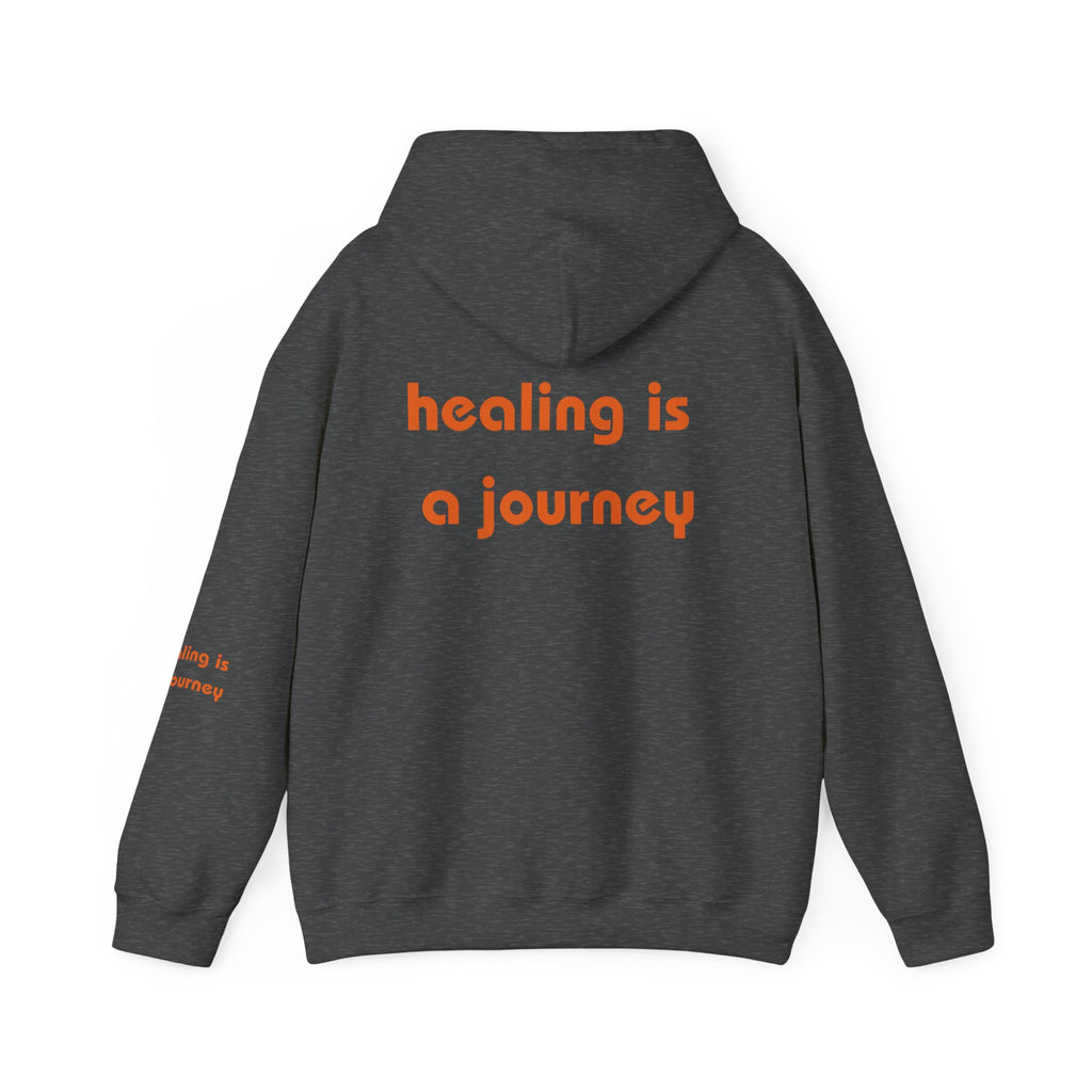 Mental Health Awareness Hoodie | Healing is a Journey Printed Hoodie | Premium Blend