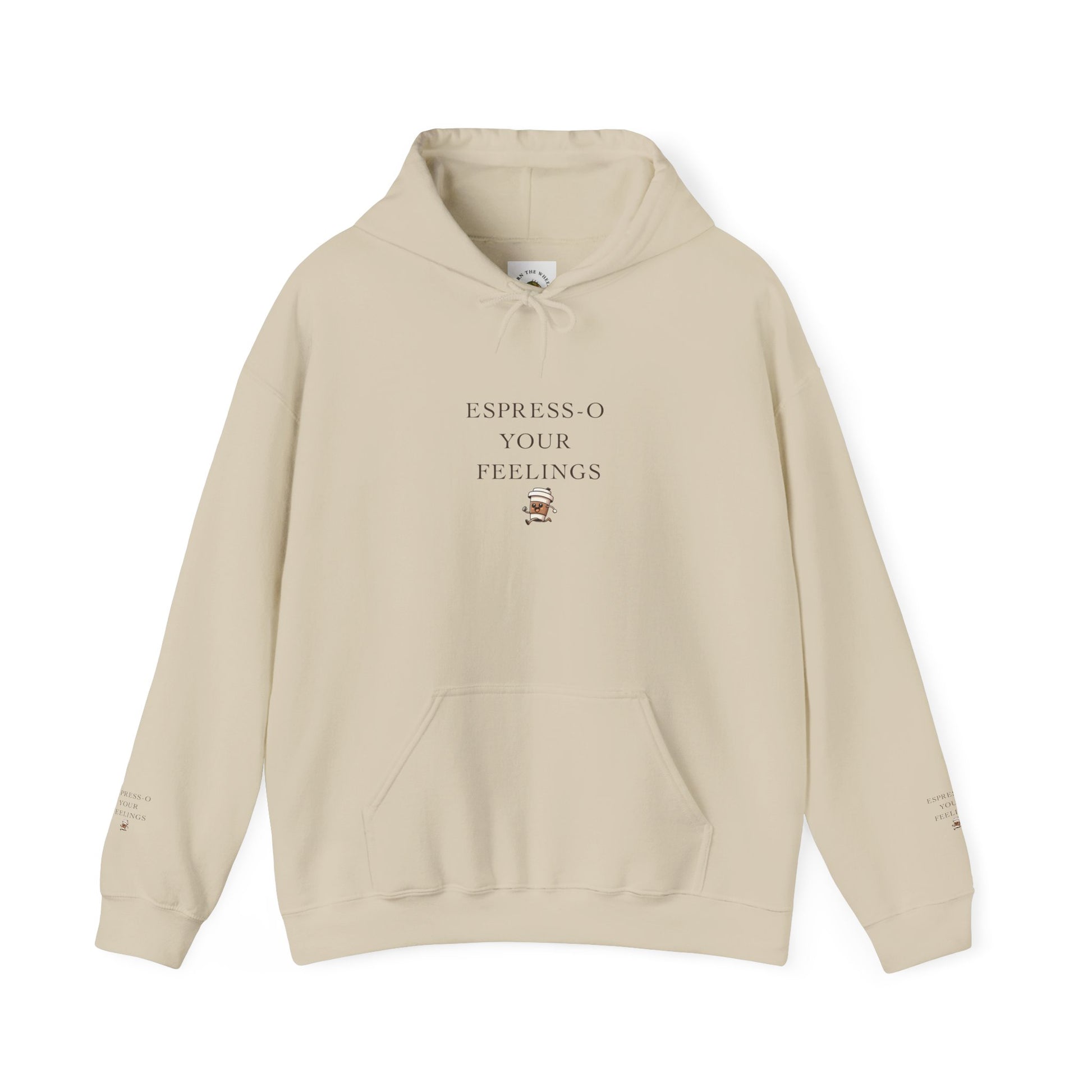 Espresso Your Feelings Printed Hoodie | Coffee Lover Hoodie | Unisex Hoodie for Autumn Winter