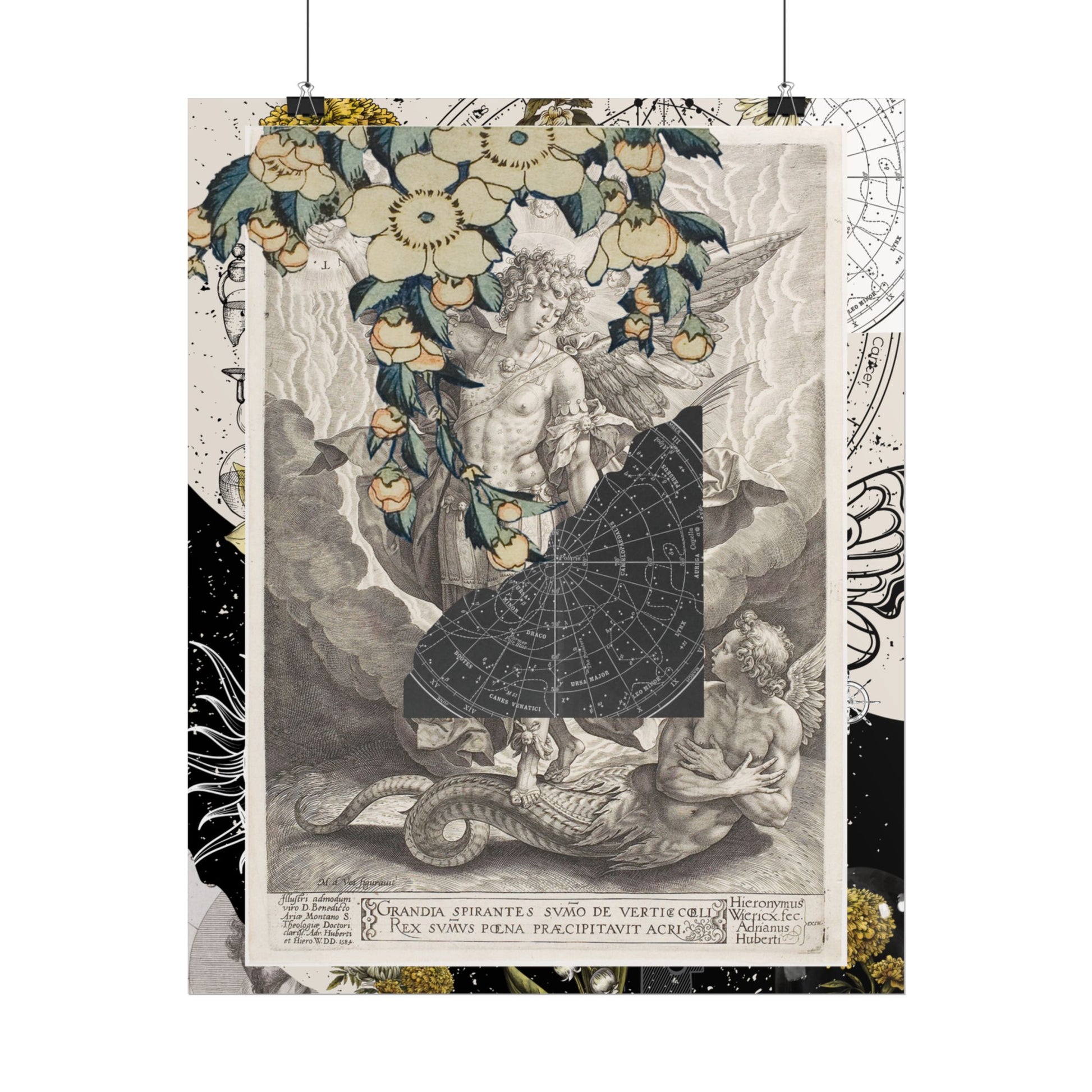 Rolled Posters Vintage-Inspired Vertical Poster, Art Decor, Wall Art, Gift for Home, Botanical Illustrations, Alchemy Renaissance Artwork
