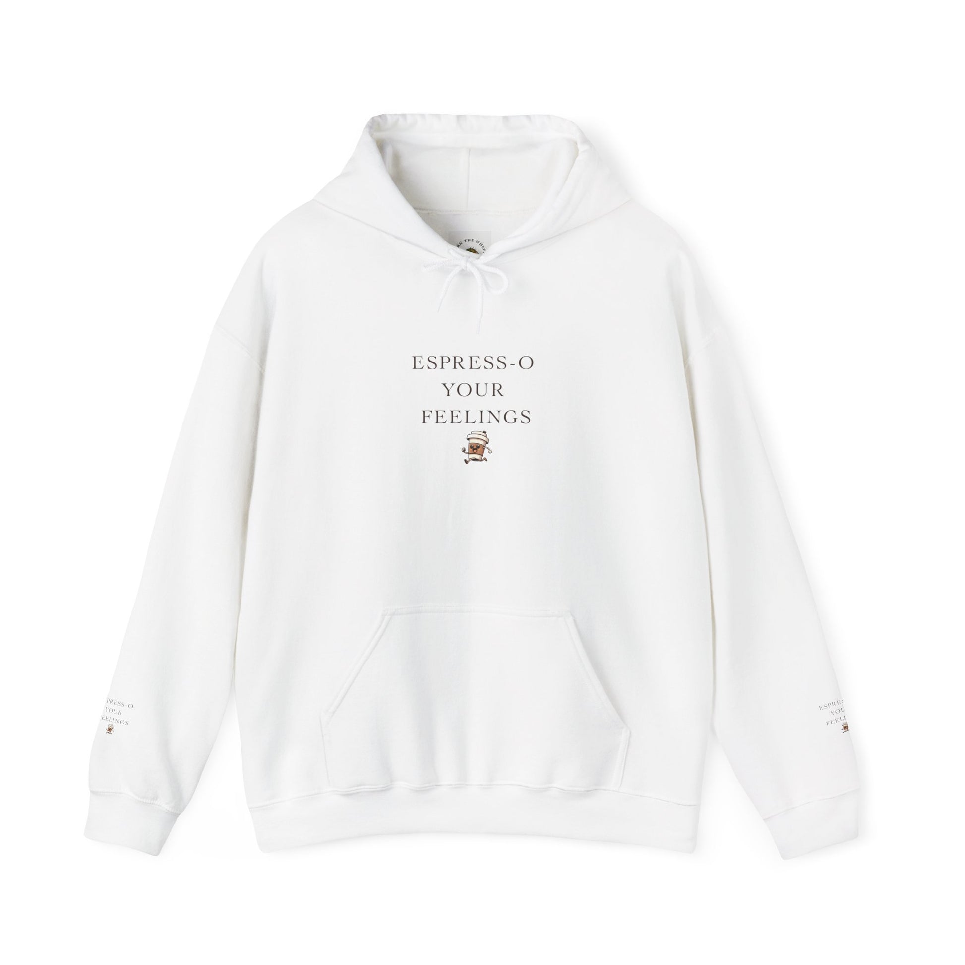 Espresso Your Feelings Printed Hoodie | Coffee Lover Hoodie | Unisex Hoodie for Autumn Winter