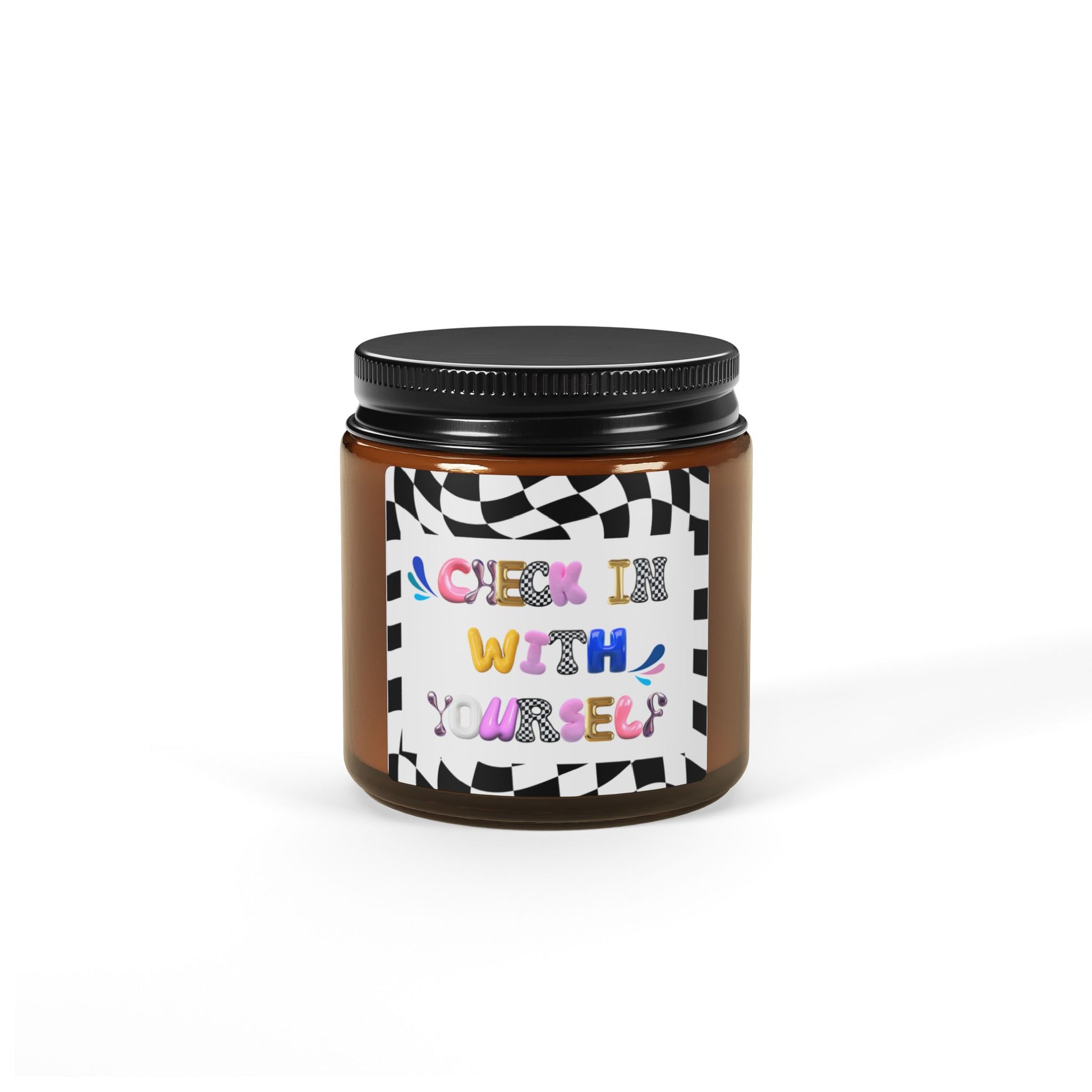 Check In With Yourself Candle | Scented Self-Care Candle Gift | Mental Health Support | Mindfulness Decor | Calming Aromatherapy