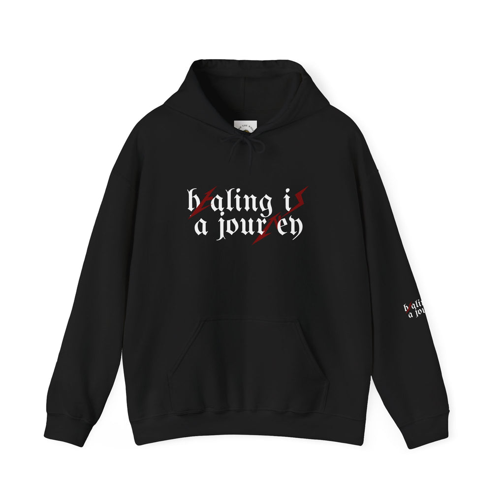 Unisex Mental Health Awareness Hoodie | Healing is a Journey Printed Hoodie | Premium Blend