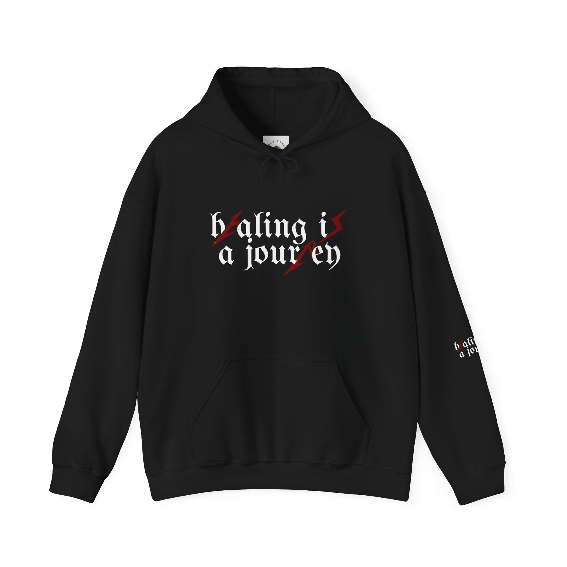 Unisex Mental Health Awareness Hoodie | Healing is a Journey Printed Hoodie | Premium Blend