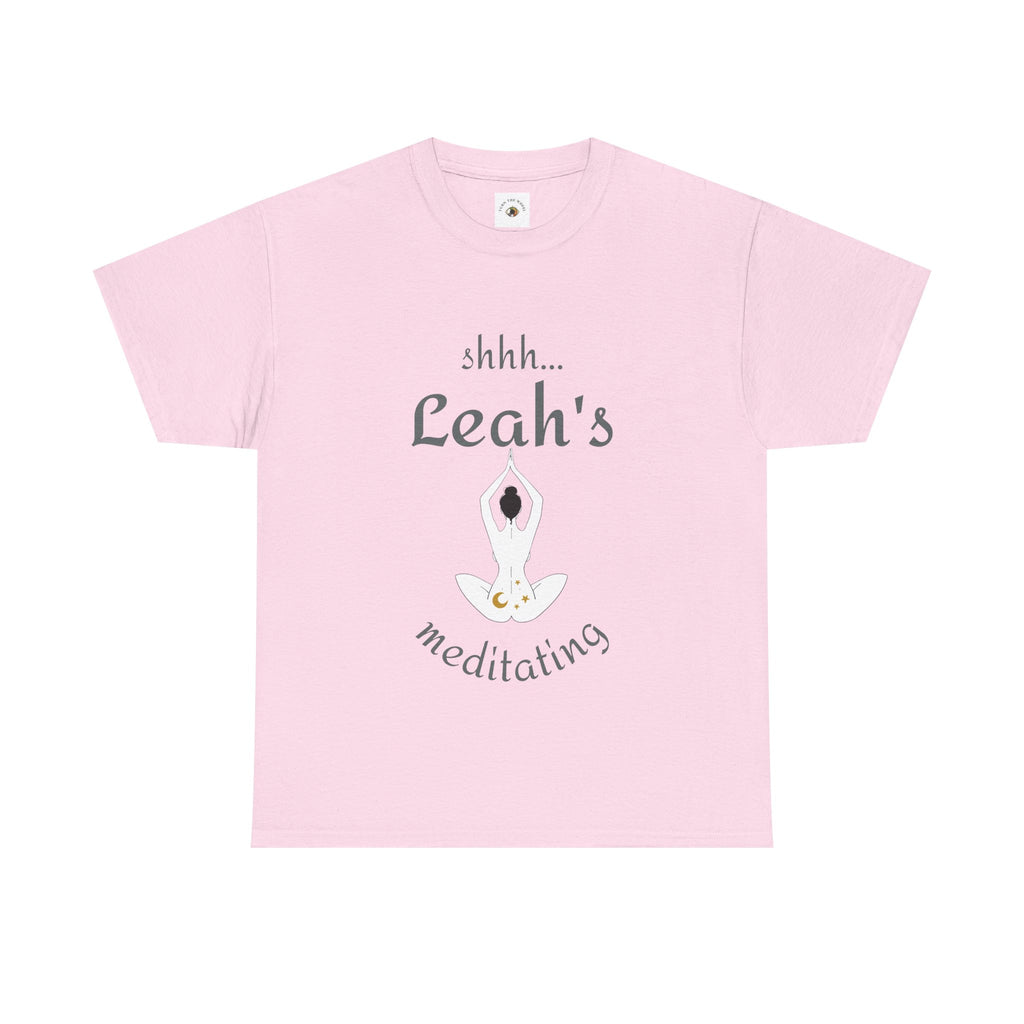 Personalised Meditation T-Shirt for Adults & Teens | 8 Colours | Unisex Healing Tee | Emotional Wellness Clothing | UK Stock